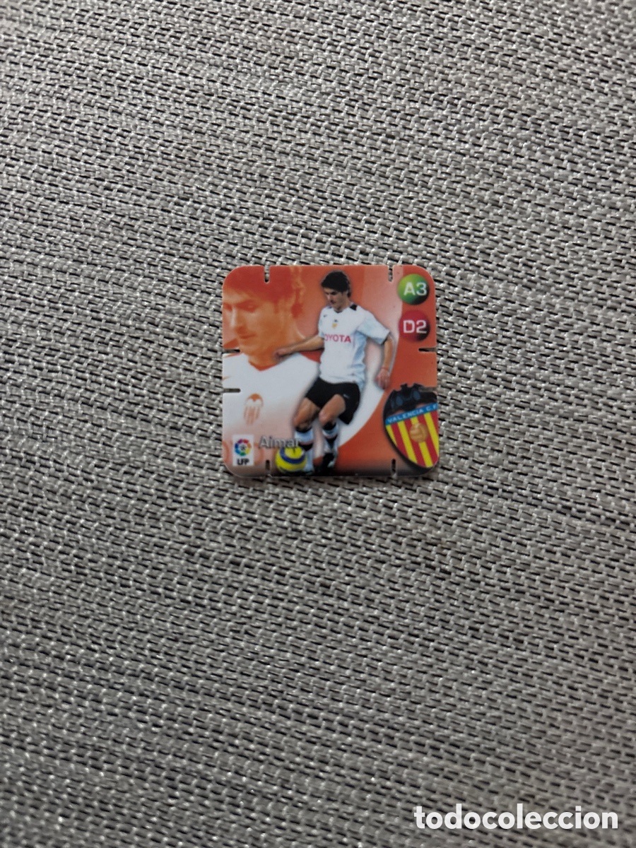 Cromos de f&uacute;tbol: PABLO AIMAR VALENCIA - TAZO CUADRADO SHOTS GREFUSA 2005-2006 LIGA DE FUTBOL 05-06