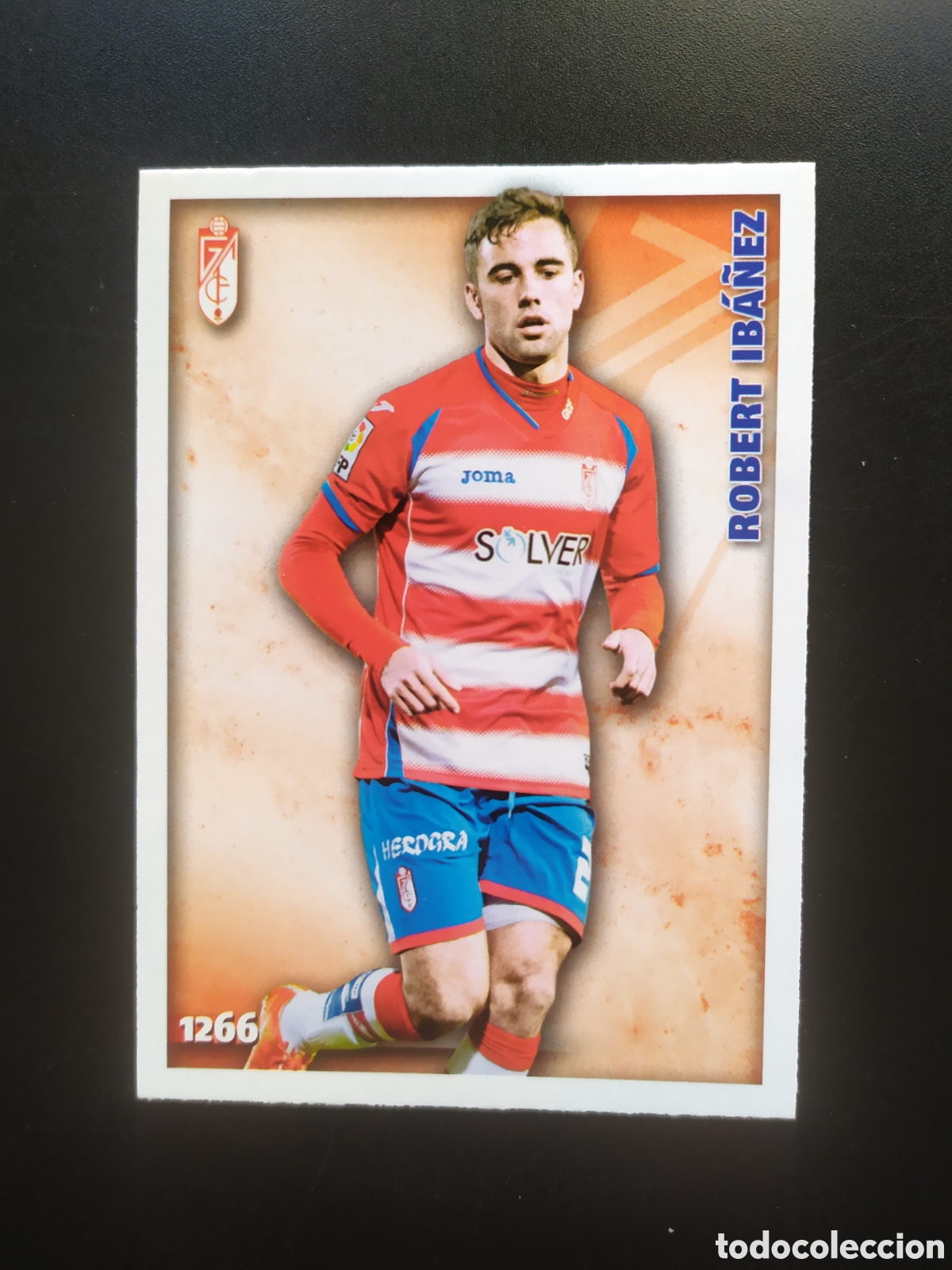 Cromos de F&uacute;tbol: Mundicromo fichas Liga 2014 2015 14 15 Robert Iba&ntilde;ez n&deg; 1266 Granada