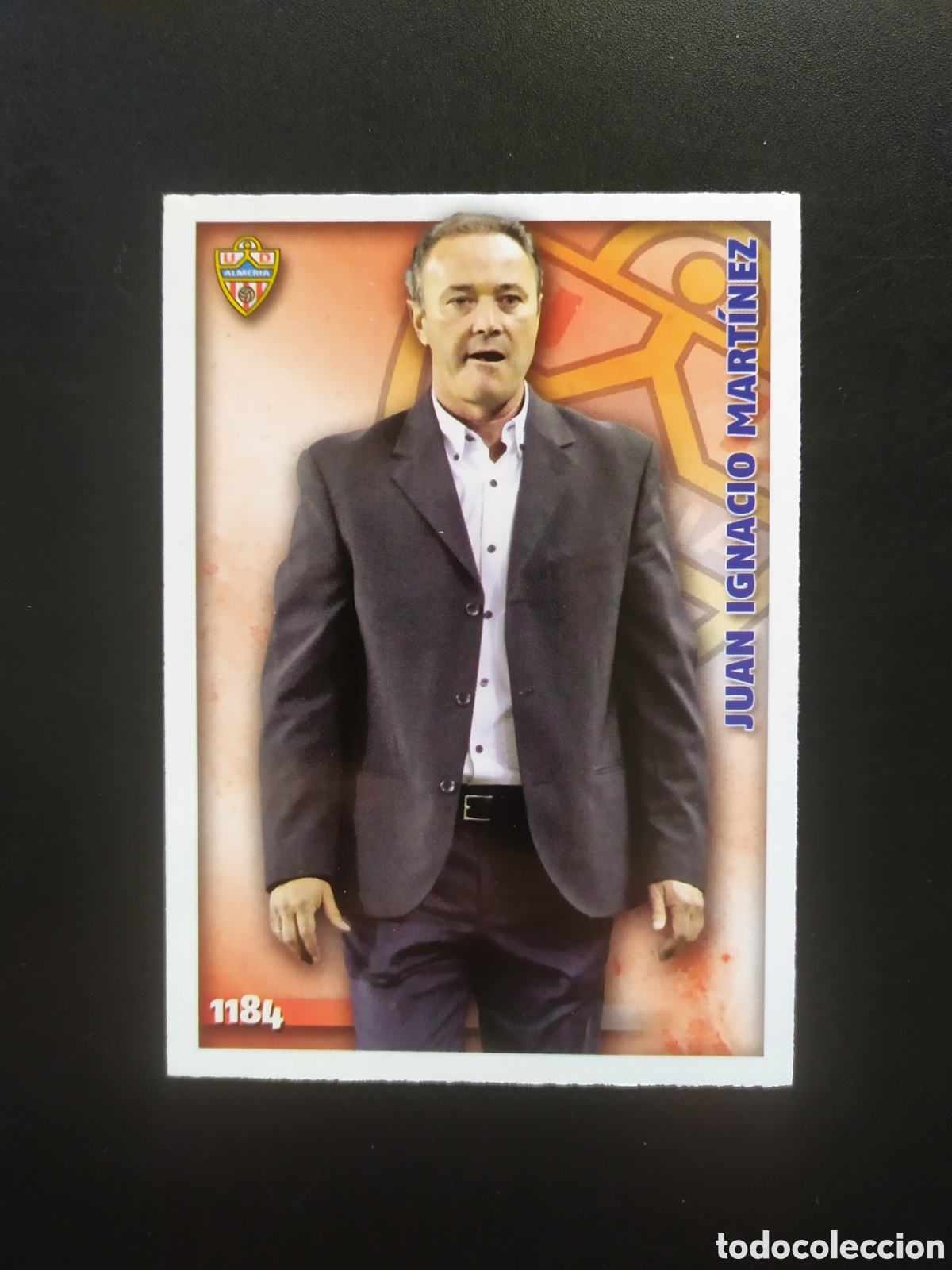 Figurine di Calcio: Mundicromo fichas Liga 2014 2015 14 15 Juan Ignacio Mart&iacute;nez n&deg; 1184 Almer&iacute;a