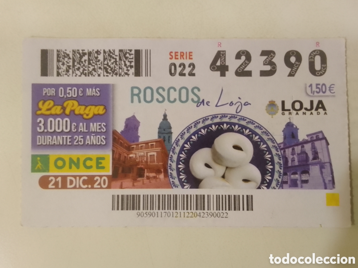 Cromos de F&uacute;tbol: Cup&oacute;n ONCE 21 DIC. 20 Roscos de Loja. Loja &bull; Granada.