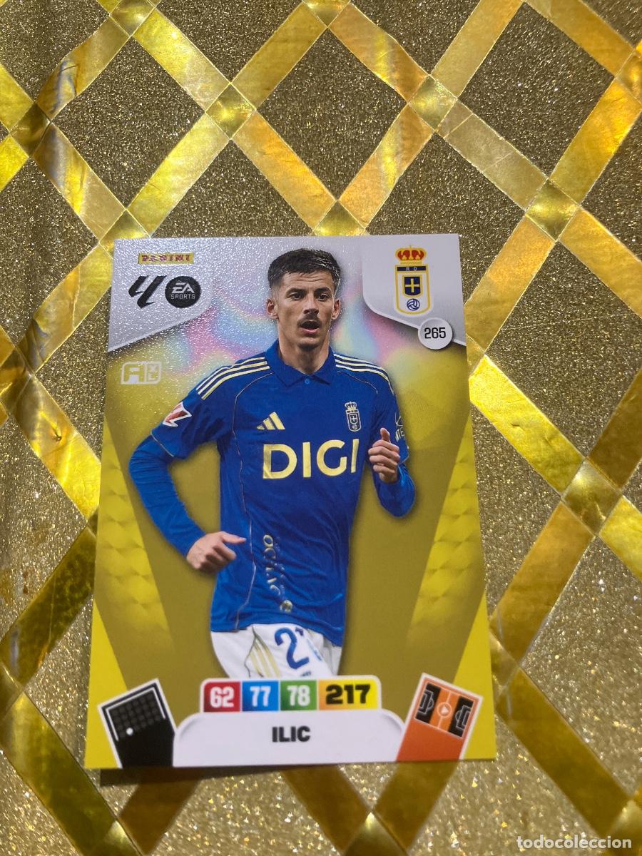 Cromos de f&uacute;tbol: CROMO DE FUTBOL NUMERO 265 ILIC OVIEDO ADRENALYN XL 2025 2026 PANINI !