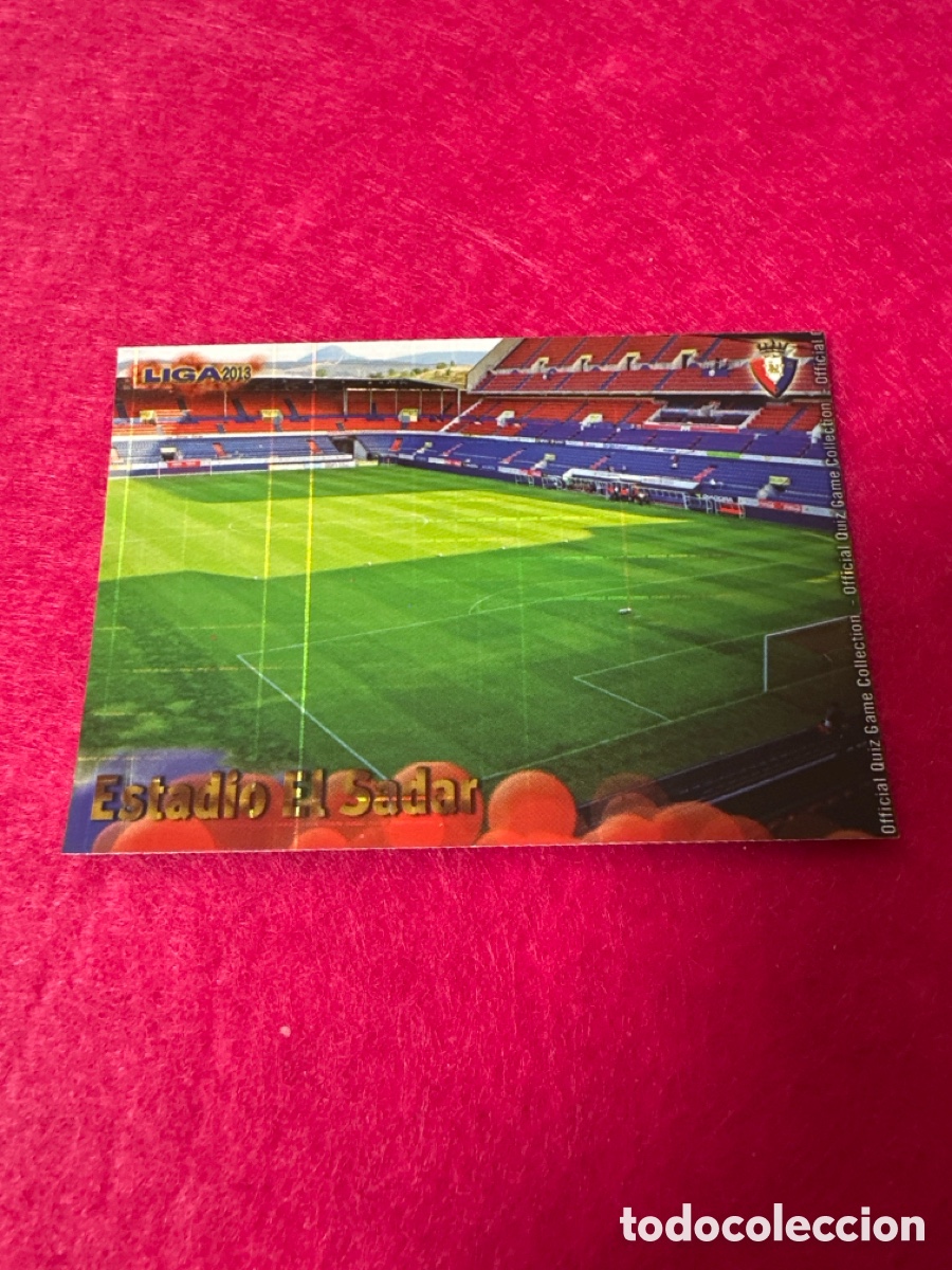 Cromos de Futebol: 164 ESTADIO EL SADAR(OSASUNA) VERSI&Oacute;N CUADROS MUNDICROMO 2013 12 13