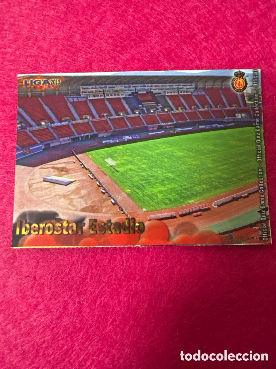 Cromos de Futebol: 191 IBEROSTAR ESTADIO(MALLORCA) VERSI&Oacute;N LETRAS MUNDICROMO 2013 12 13