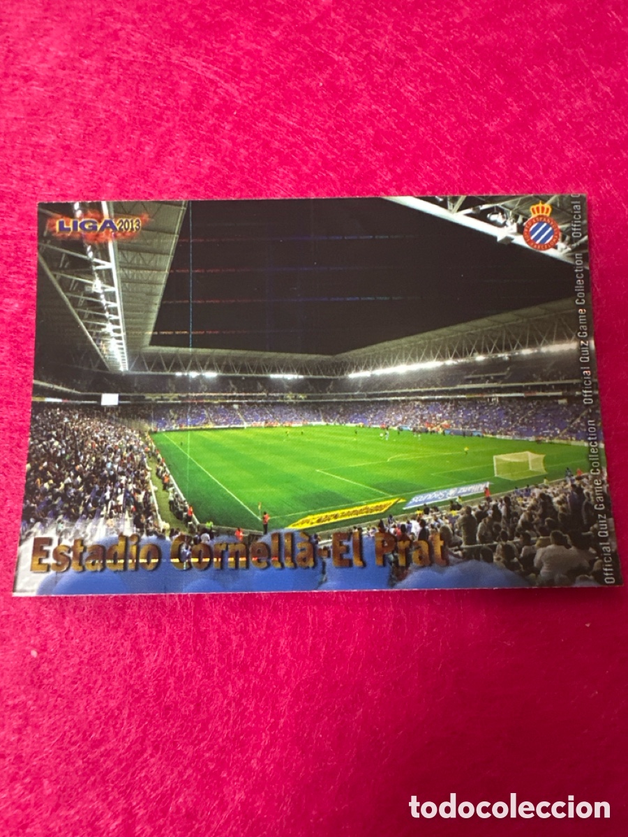 Cartes &agrave; collectionner de Football: 353 ESTADIO CORNELL&Aacute; EL PRAT(ESPANYOL) VERSI&Oacute;N CUADROS MUNDICROMO 2013 12 13