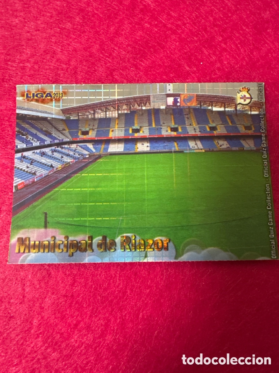 Cartes &agrave; collectionner de Football: 461 ESTADIO MUNICIPAL DE RIAZOR(DEPORTIVO CORU&Ntilde;A) VERSI&Oacute;N CUADROS MUNDICROMO 2013 12 13