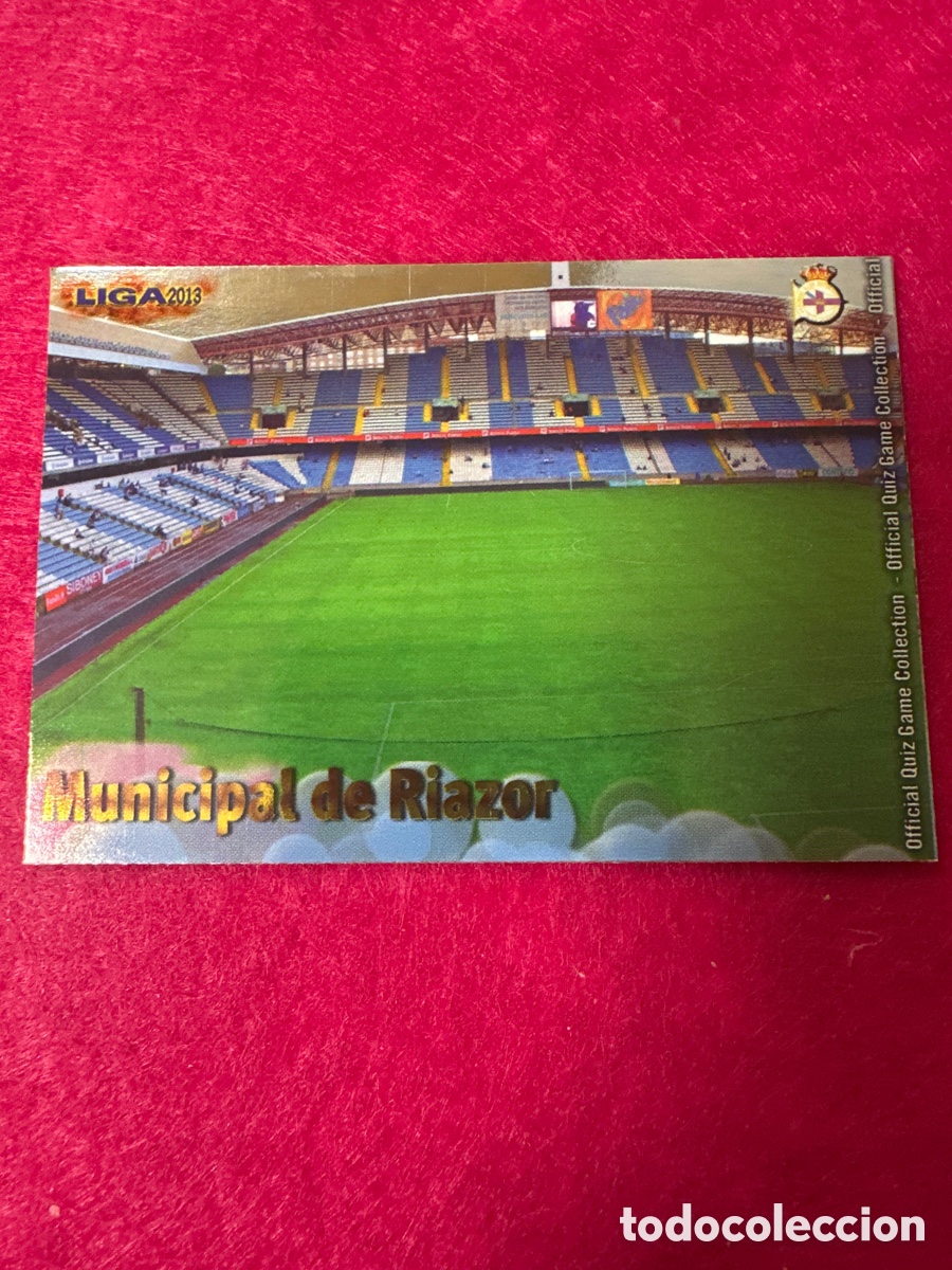 Cartes &agrave; collectionner de Football: 461 ESTADIO MUNICIPAL DE RIAZOR(DEPORTIVO CORU&Ntilde;A) VERSI&Oacute;N BRILLO LISO MUNDICROMO 2013 12 13