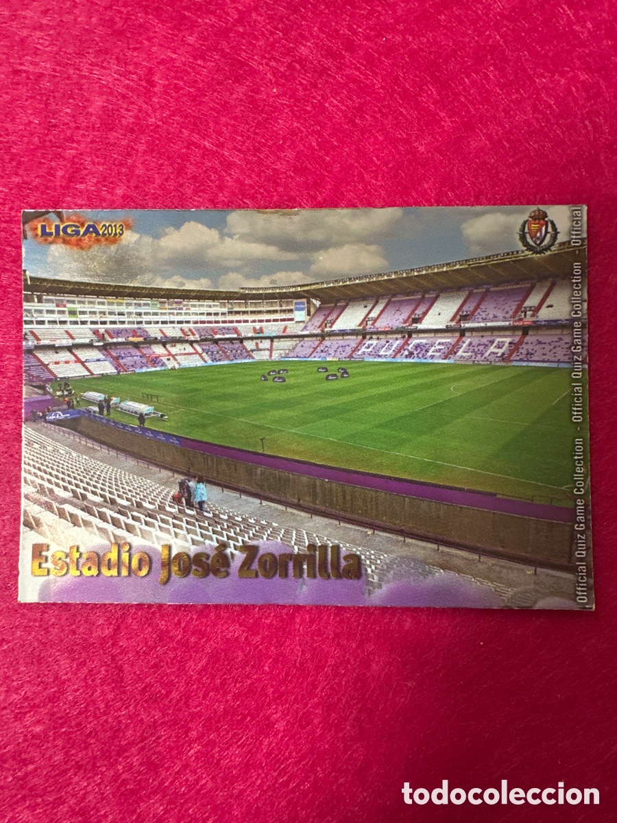 Cromos de F&uacute;tbol: 515 ESTADIO JOS&Eacute; ZORRILLA(VALLADOLID) VERSI&Oacute;N BRILLO LISO MUNDICROMO 2013 12 13