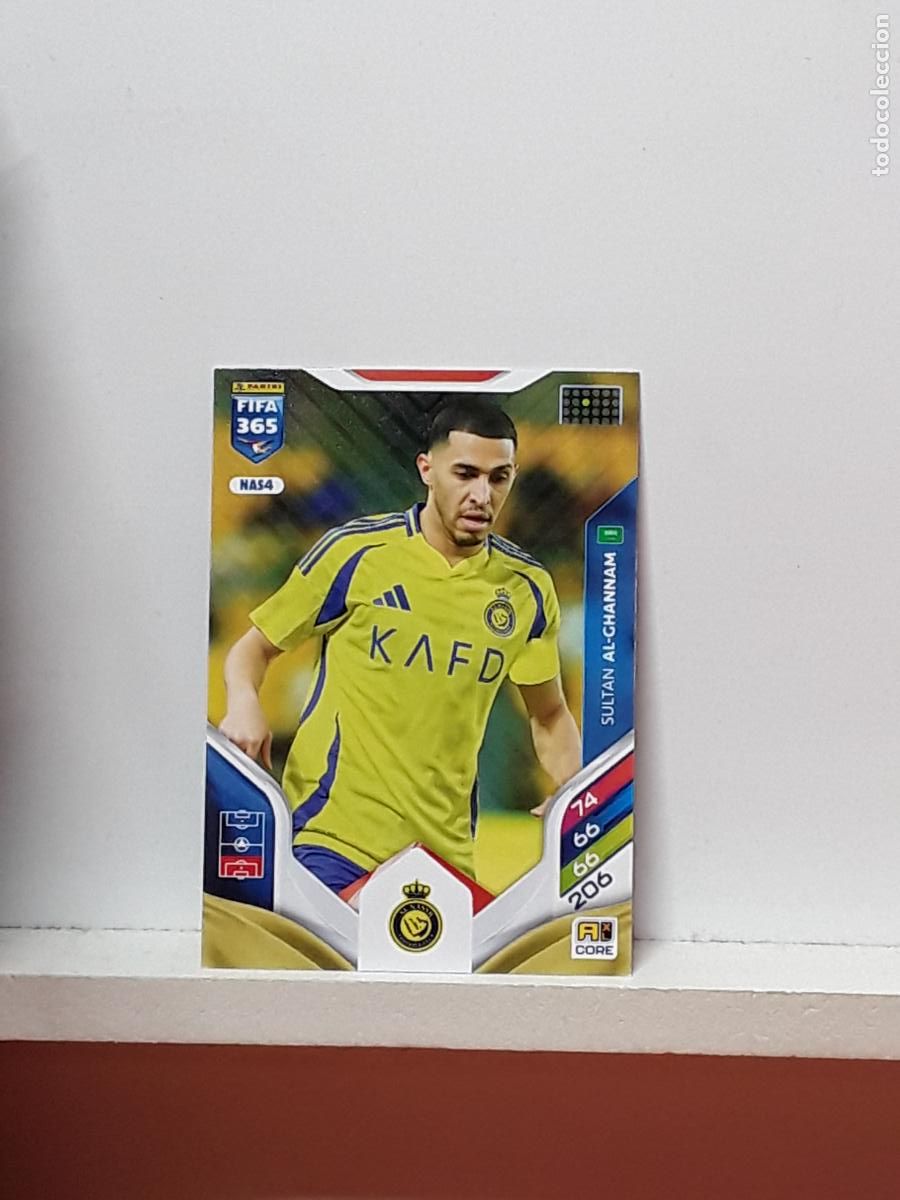 Cromos de F&uacute;tbol: FIFA 365 ADRENALYN 2025 2026 25 26 ALBUM PANINI LIGA N NAS4 NAS 4 AL-NASSR SULTAN AL-GHANNAM