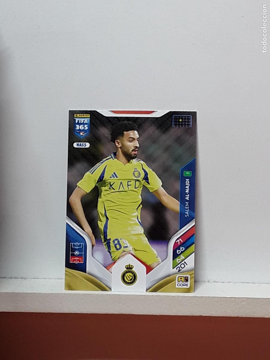 Cromos de F&uacute;tbol: FIFA 365 ADRENALYN 2025 2026 25 26 ALBUM PANINI LIGA N NAS5 NAS 5 AL-NASSR SALEM AL-NAJDI