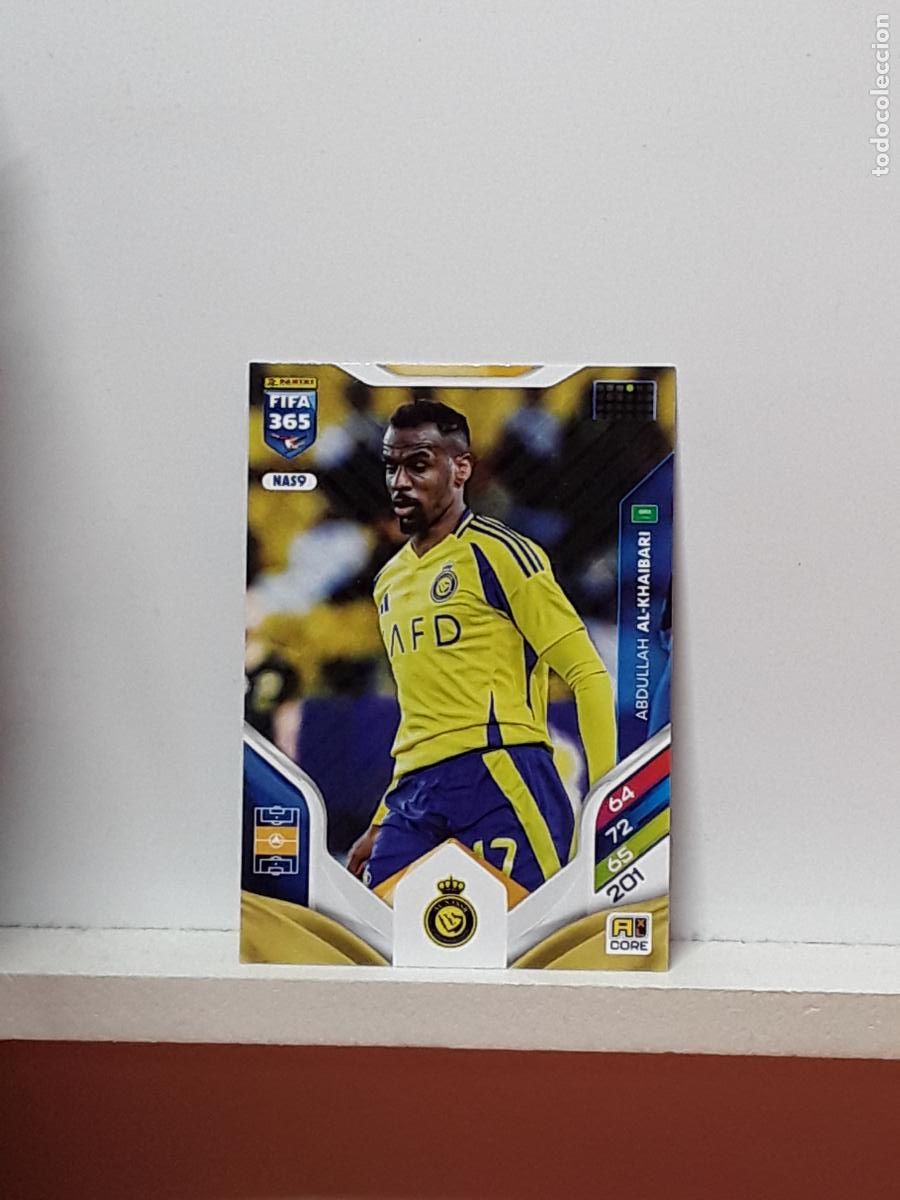 Cromos de F&uacute;tbol: FIFA 365 ADRENALYN 2025 2026 25 26 ALBUM PANINI LIGA N NAS9 NAS 9 AL-NASSR ABDULLAH AL-KHAIBARI