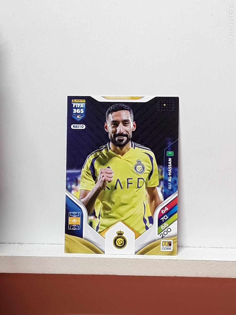 Cromos de F&uacute;tbol: FIFA 365 ADRENALYN 2025 2026 25 26 ALBUM PANINI LIGA N NAS10 NAS 10 AL-NASSR ALI AL-HASSAN