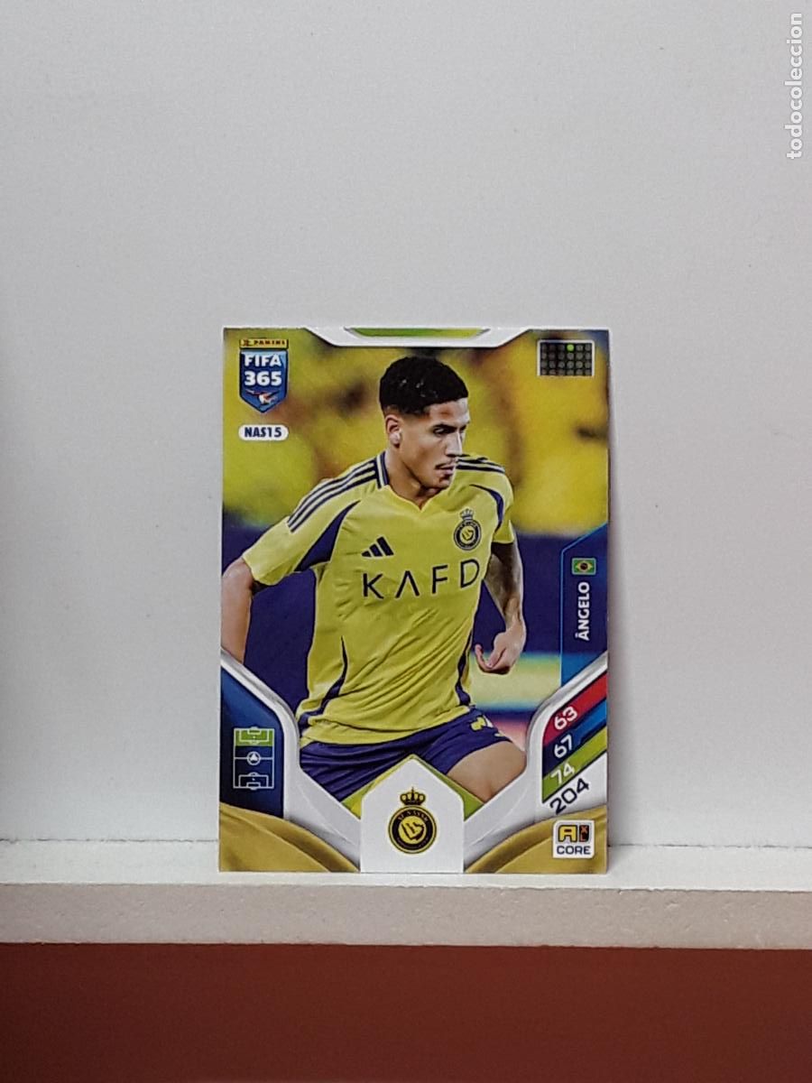 Cromos de F&uacute;tbol: FIFA 365 ADRENALYN 2025 2026 25 26 ALBUM PANINI LIGA N NAS15 NAS 15 AL-NASSR ANGELO