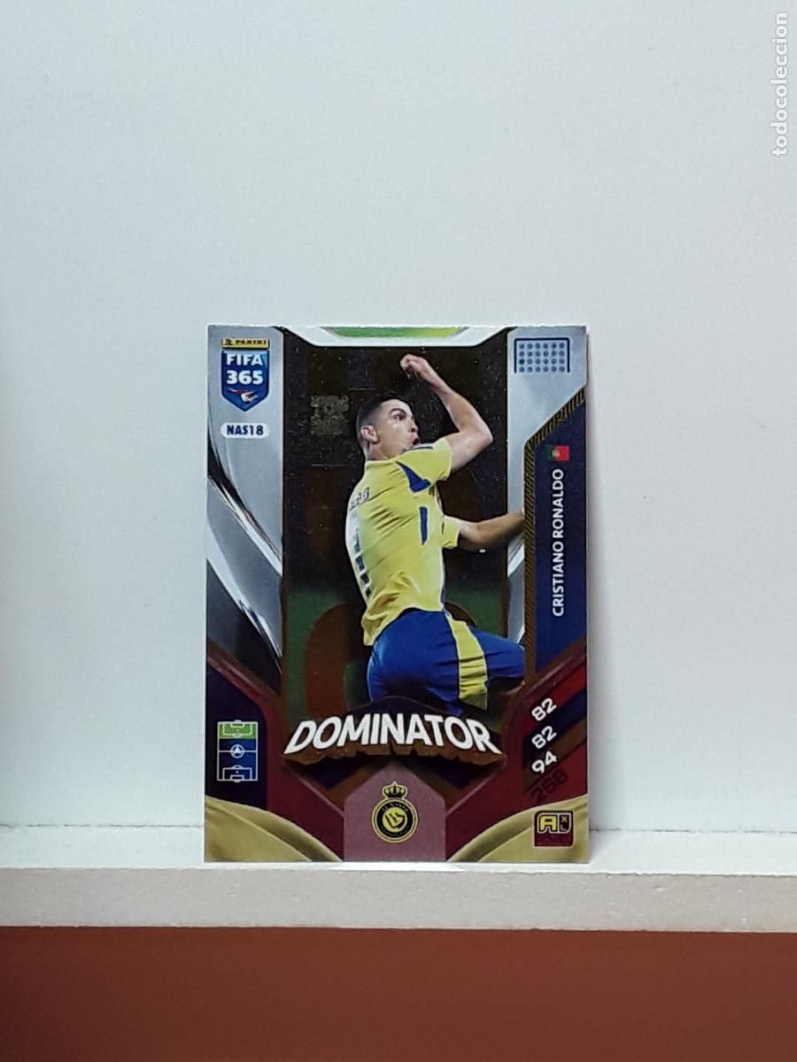 Cromos de F&uacute;tbol: FIFA 365 ADRENALYN 2025 2026 25 26 ALBUM PANINI LIGA N NAS18 NAS 18 AL-NASSR CRISTIANO RONALDO