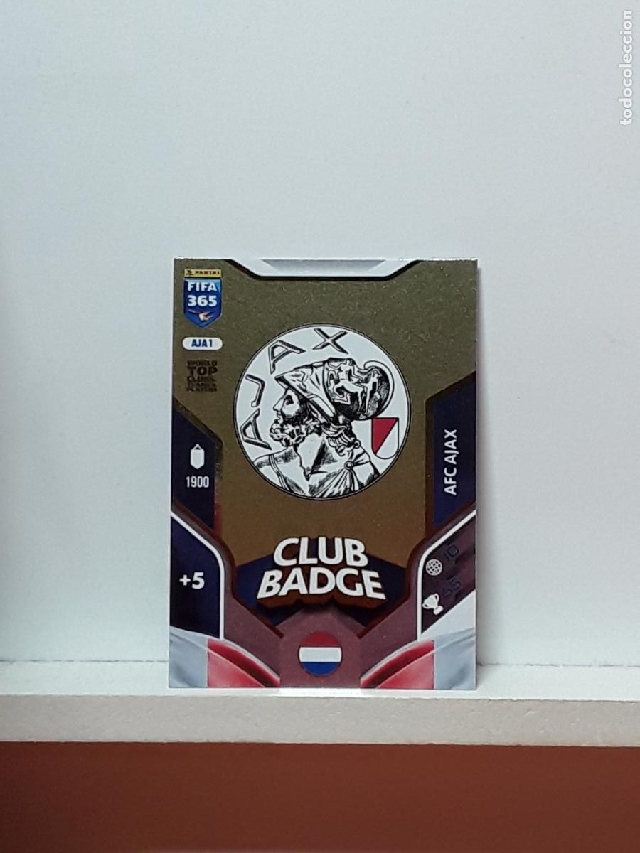Cromos de F&uacute;tbol: FIFA 365 ADRENALYN 2025 2026 25 26 ALBUM PANINI LIGA N AJA1 AJA 1 AJAX ESCUDO LOGO