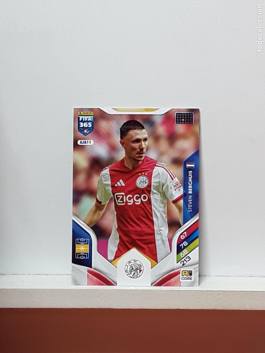 Cromos de F&uacute;tbol: FIFA 365 ADRENALYN 2025 2026 25 26 ALBUM PANINI LIGA N AJA11 AJA 11 AJAX STEVEN BERGHUIS