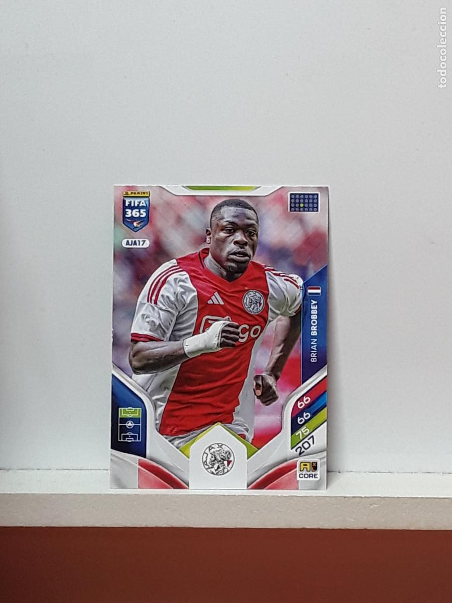 Football Stickers: FIFA 365 ADRENALYN 2025 2026 25 26 ALBUM PANINI LIGA N AJA17 AJA 17 AJAX BRIAN BROBBEY