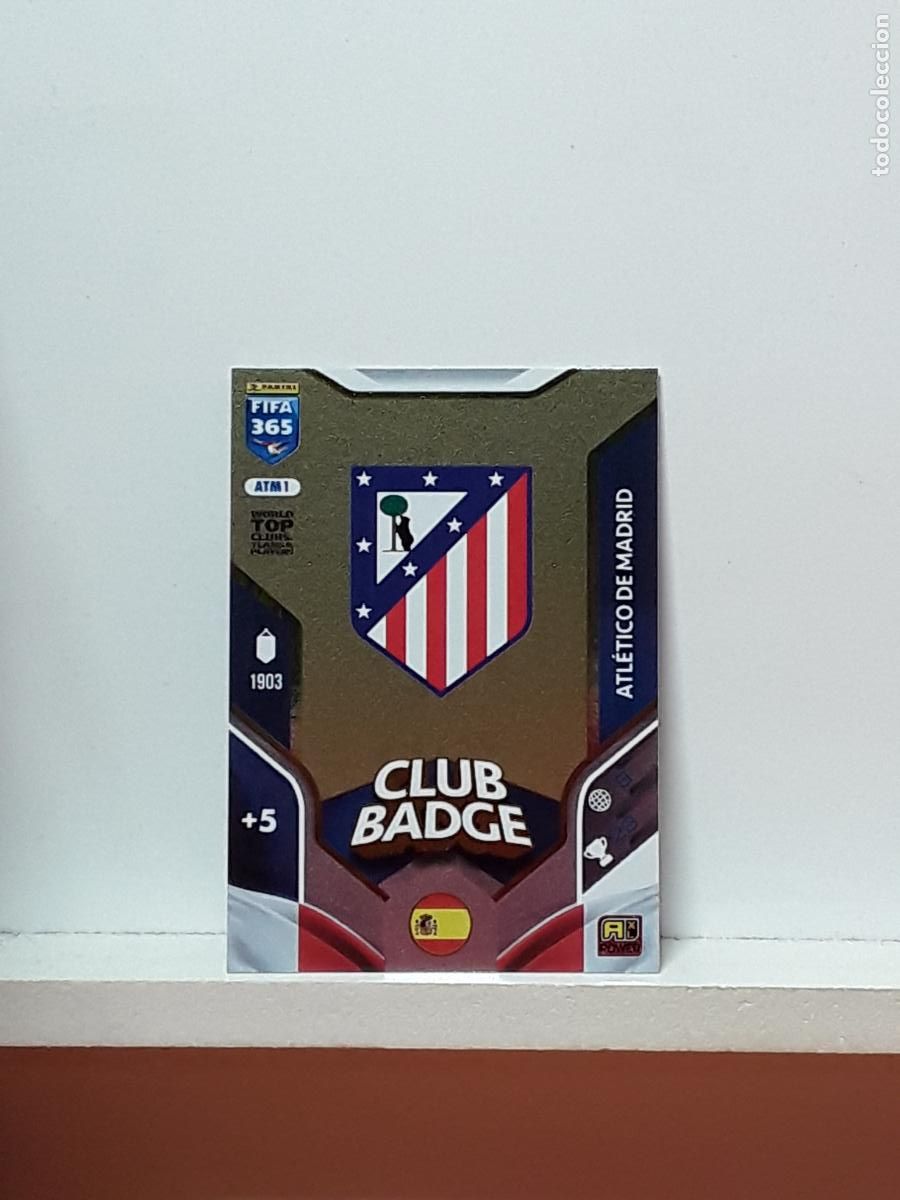 Football Stickers: FIFA 365 ADRENALYN 2025 2026 25 26 ALBUM PANINI LIGA N ATM1 ATM 1 ATLETICO MADRID ESCUDO LOGO