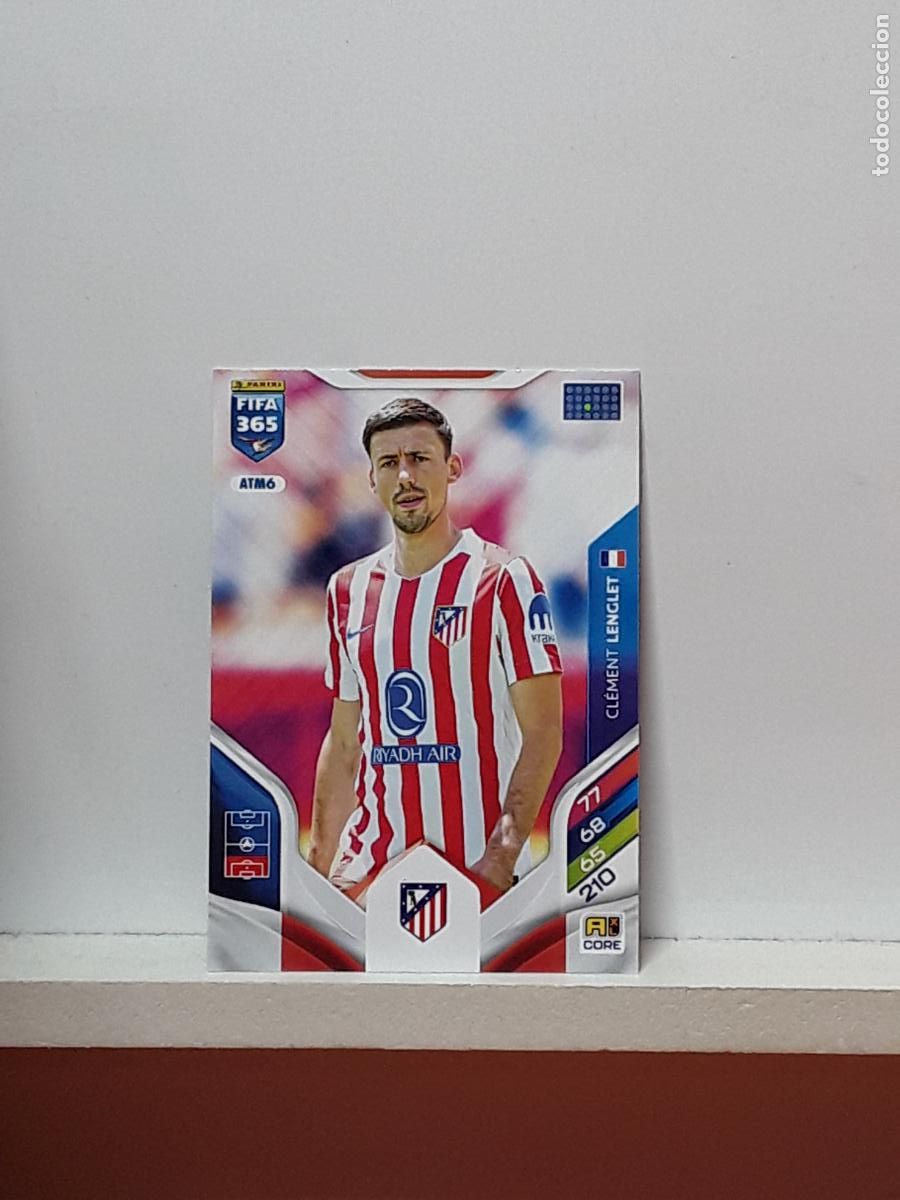 Fu&szlig;ball-Sticker: FIFA 365 ADRENALYN 2025 2026 25 26 ALBUM PANINI LIGA N ATM6 ATM 6 ATLETICO MADRID CLEMENT LENGLET