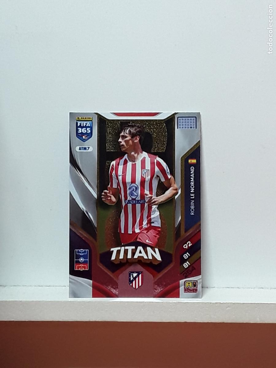 Fu&szlig;ball-Sticker: FIFA 365 ADRENALYN 2025 2026 25 26 ALBUM PANINI LIGA N ATM7 ATM 7 ATLETICO MADRID ROBIN LE NORMAND