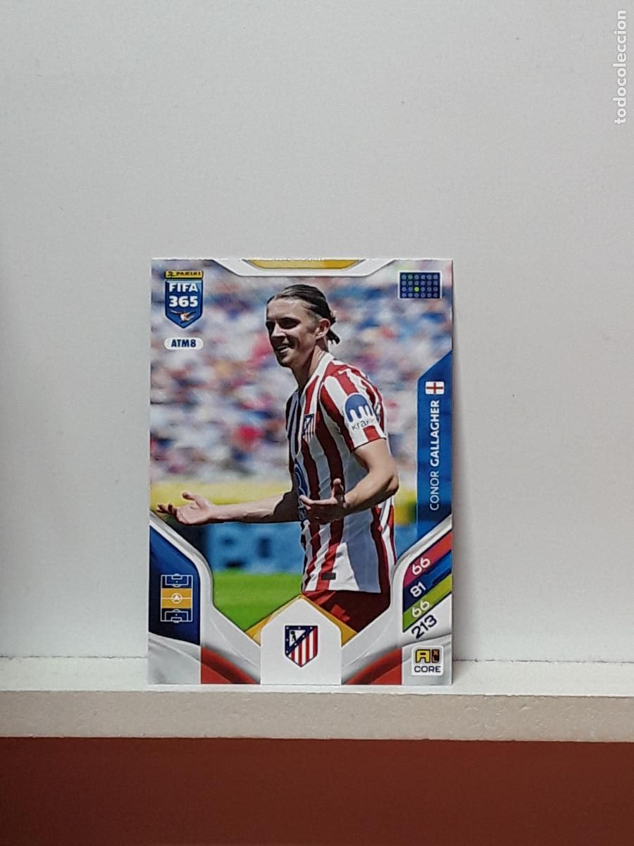 Fu&szlig;ball-Sticker: FIFA 365 ADRENALYN 2025 2026 25 26 ALBUM PANINI LIGA N ATM8 ATM 8 ATLETICO MADRID CONOR GALLAGHER