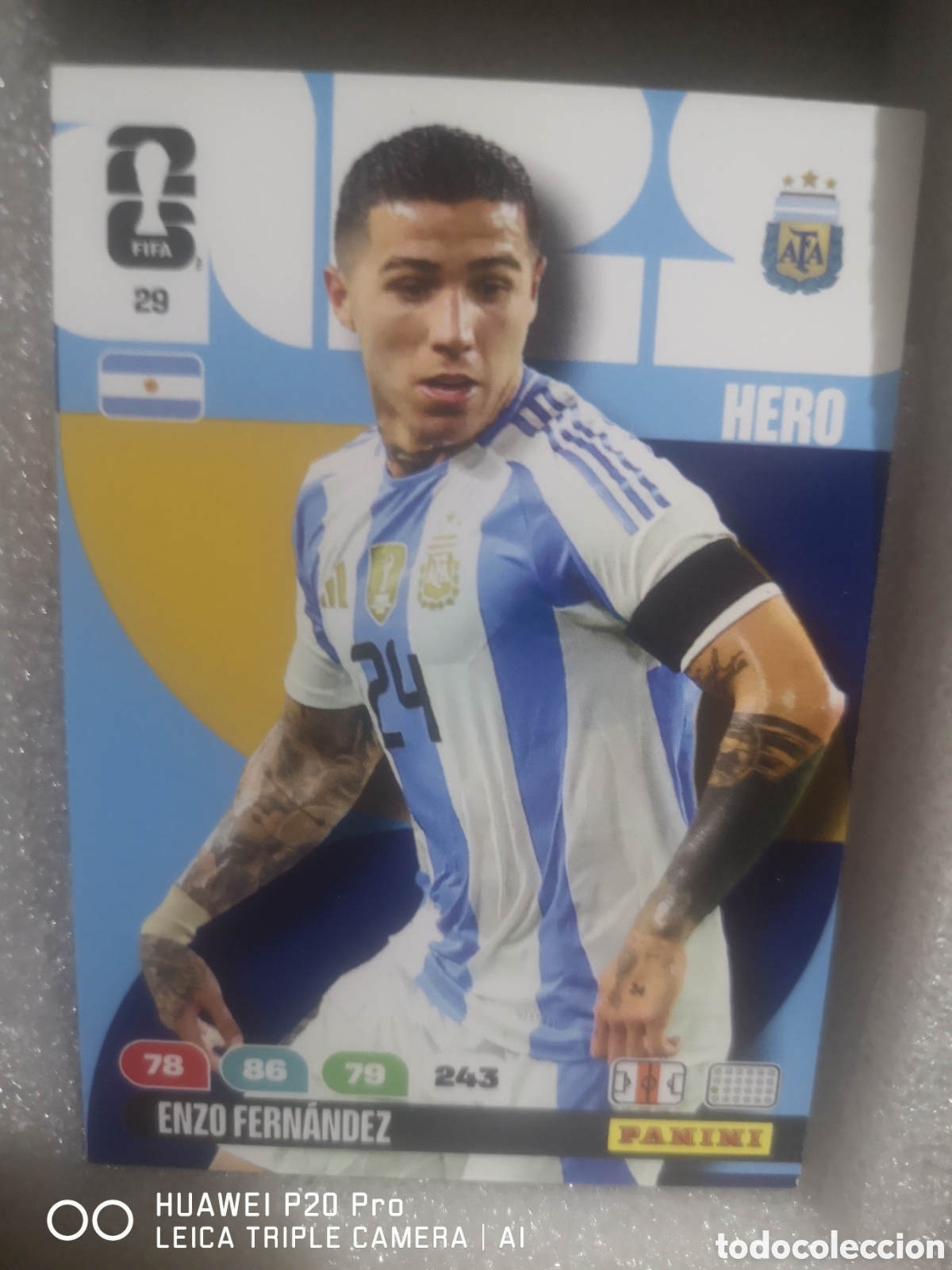 Cromos de F&uacute;tbol: 29 ENZO FERNANDEZ ADRENALYN FIFA WORLD CUP 2026 ARGENTINA