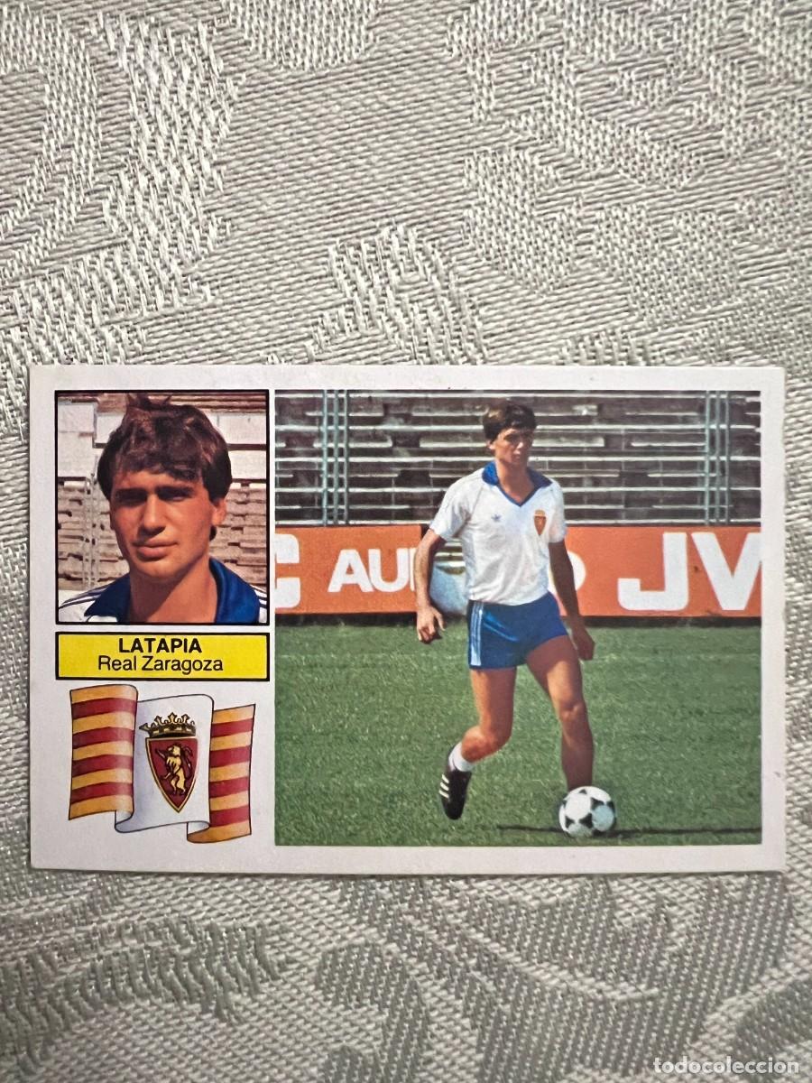 Cromos de F&uacute;tbol: LATAPIA COLOCA IMPOSIBLE REAL ZARAGOZA PERFECTO DE SOBRE EDICIONES ESTE 82-83 1982-1983