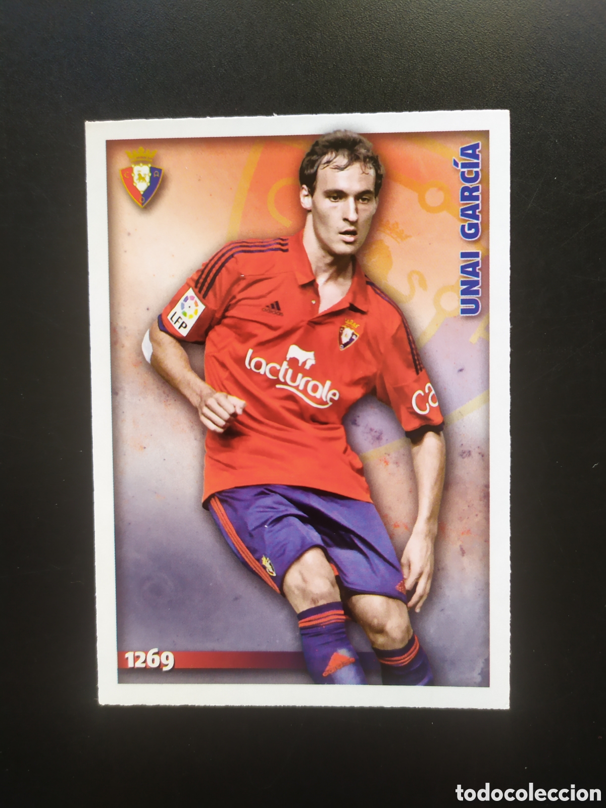 Fu&szlig;ball-Sticker: Mundicromo fichas Liga 2014 2015 14 15 Unai Garc&iacute;a n&deg; 1269 Osasuna