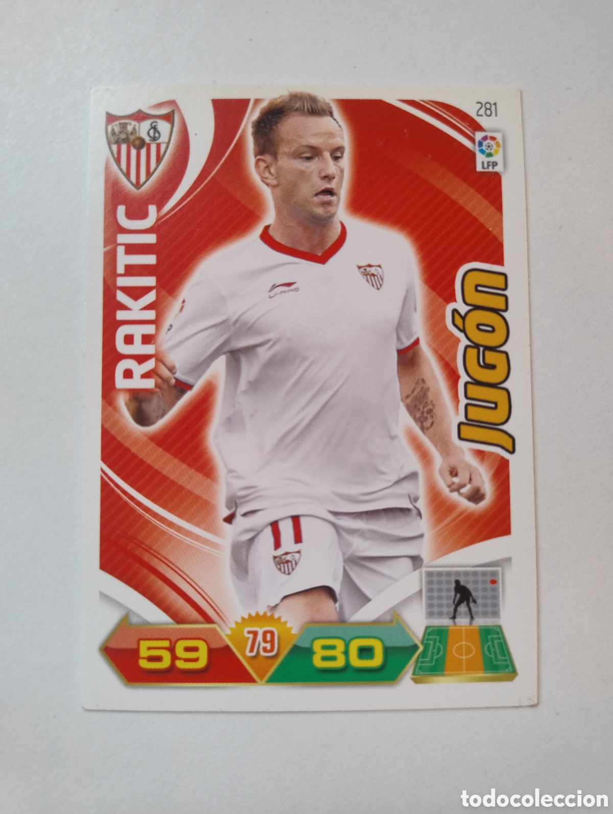 Cromos de F&uacute;tbol: 281 - Rakitic - Sevilla - Adrenalyn XL Liga 2011 - 2012 Jug&oacute;n