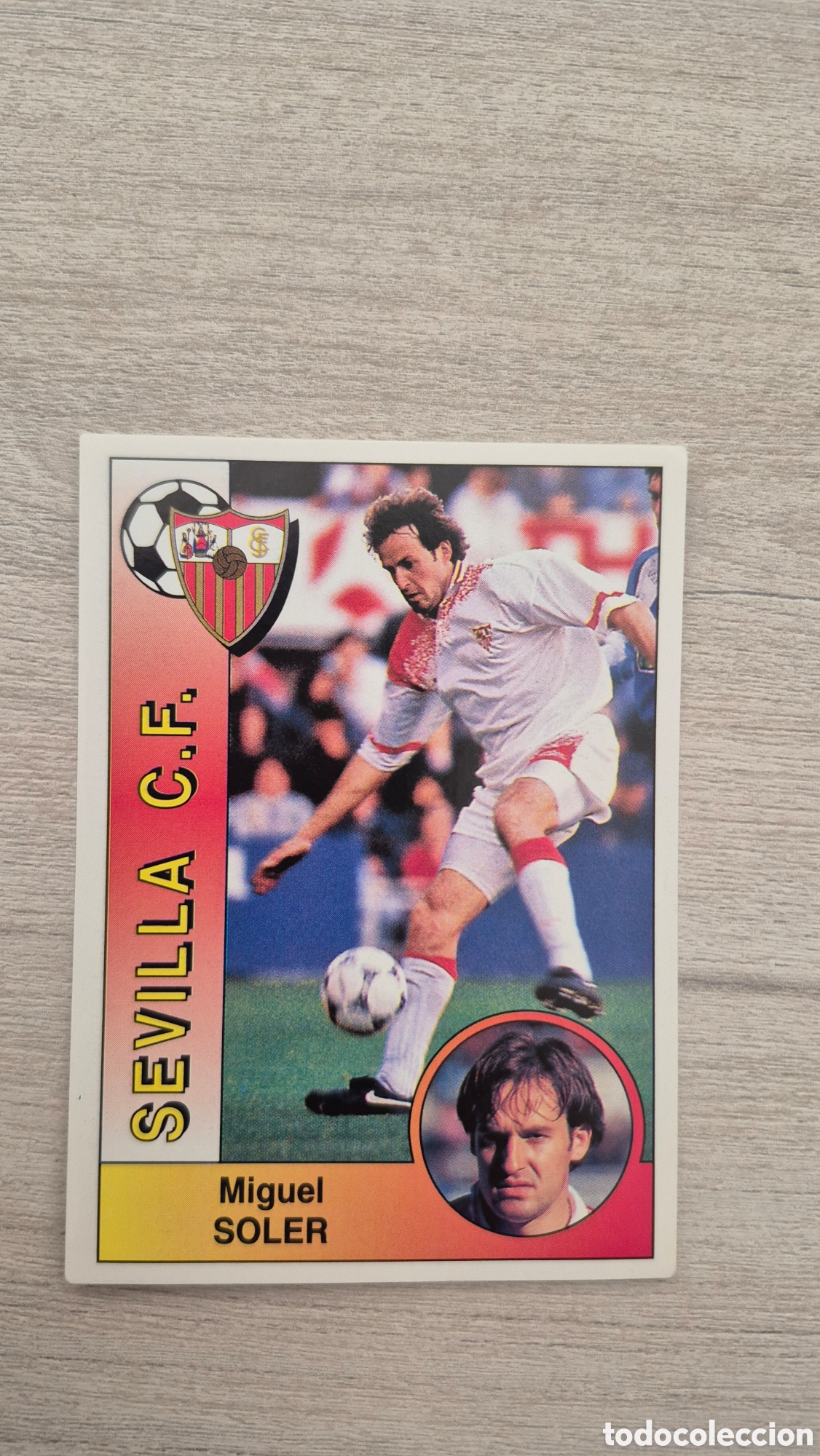 Cromos de F&uacute;tbol: N&deg;243 Sevilla Soler Liga 94/95 Panini