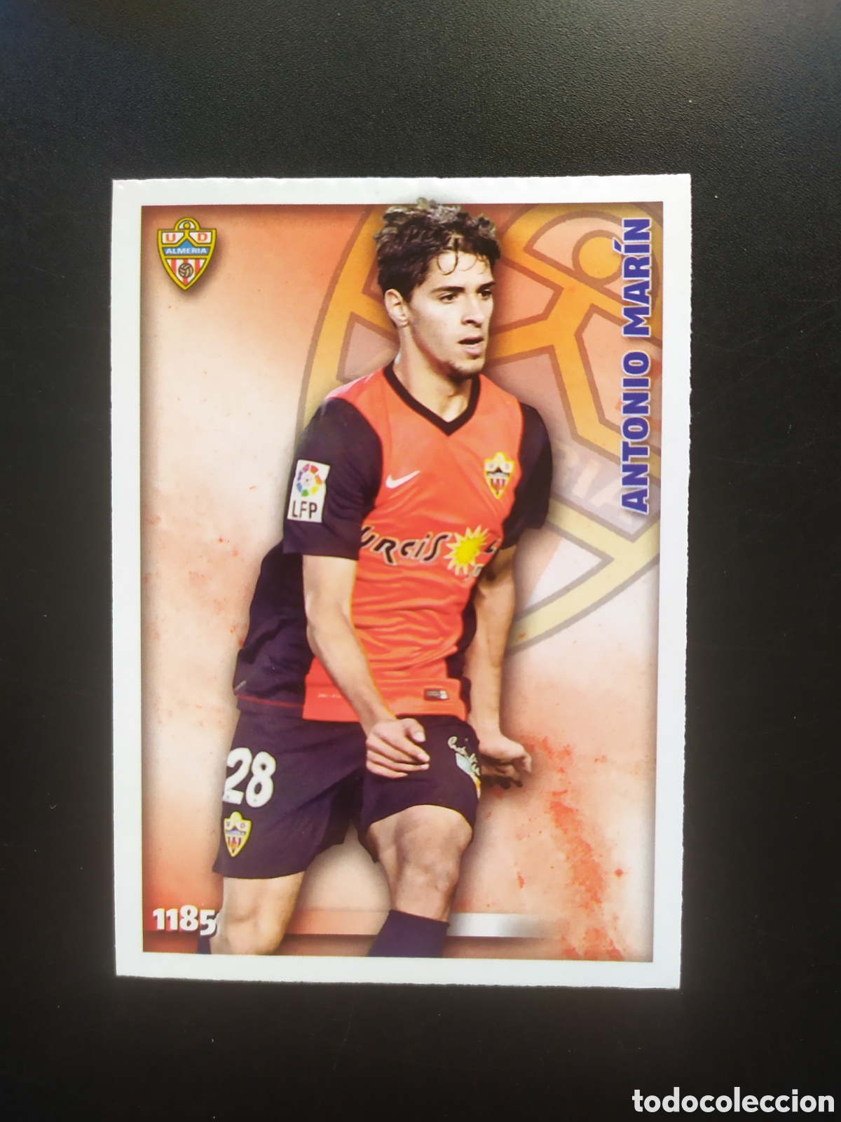 Cromos de F&uacute;tbol: Mundicromo fichas Liga 2014 2015 14 15 Antonio Marin n&deg; 1185 Almer&iacute;a