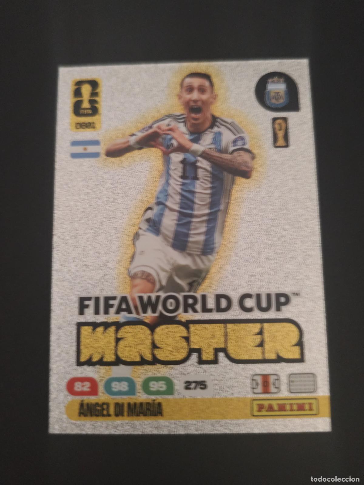 Cromos de F&uacute;tbol: DB1 &Aacute;NGEL DI MAR&Iacute;A ARGENTINA MASTER ADRENALYN MUNDIAL FIFA WORLD CUP 2026 PANINI