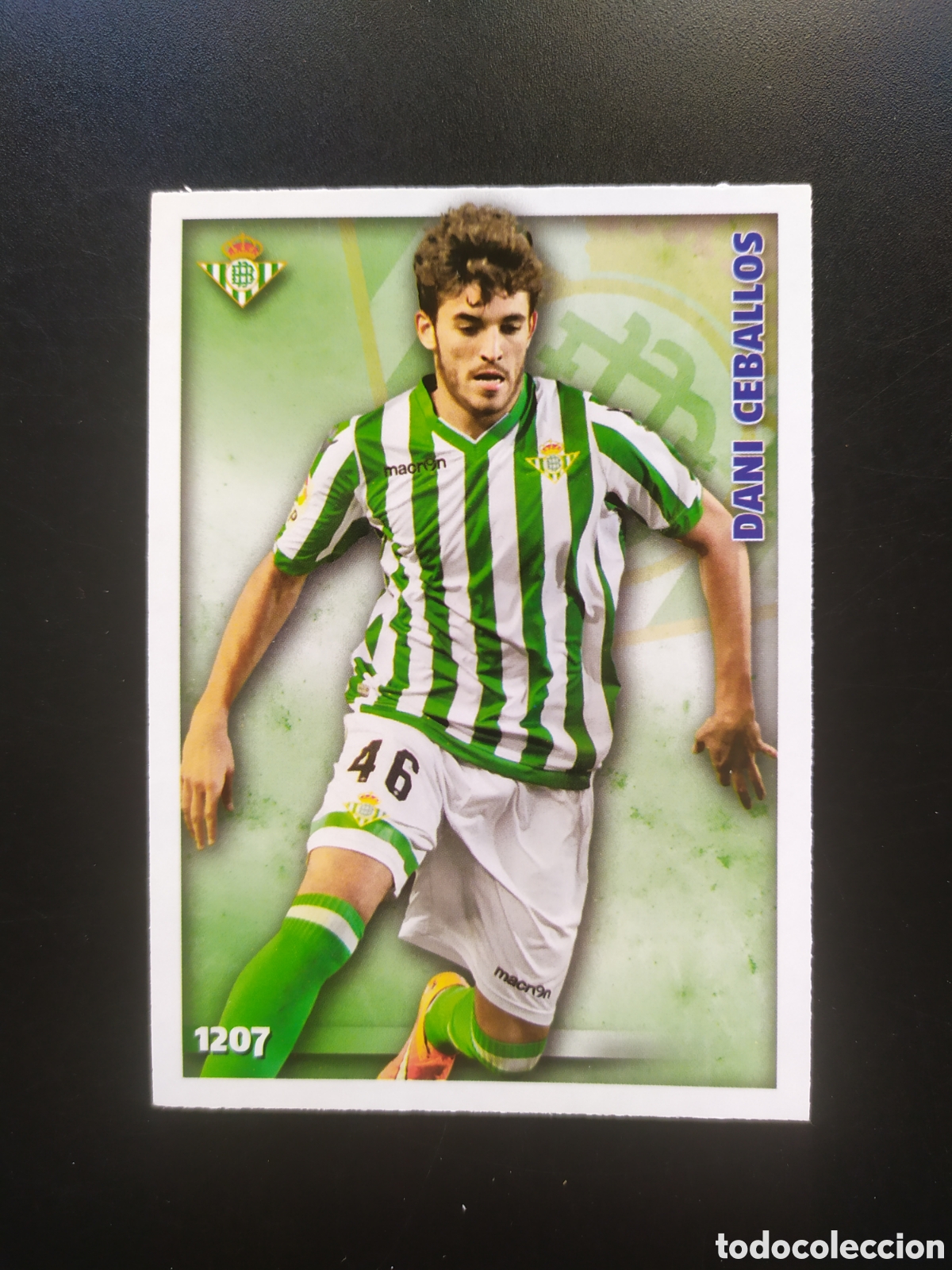 Football Stickers: Mundicromo fichas Liga 2014 2015 14 15 Dani Ceballos rookie n&deg; 1207 Real Betis