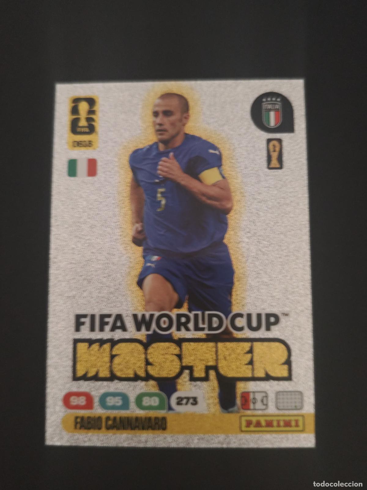 Football Stickers: DB18 FABIO CANNAVARO ITALIA MASTER ADRENALYN MUNDIAL FIFA WORLD CUP 2026 PANINI