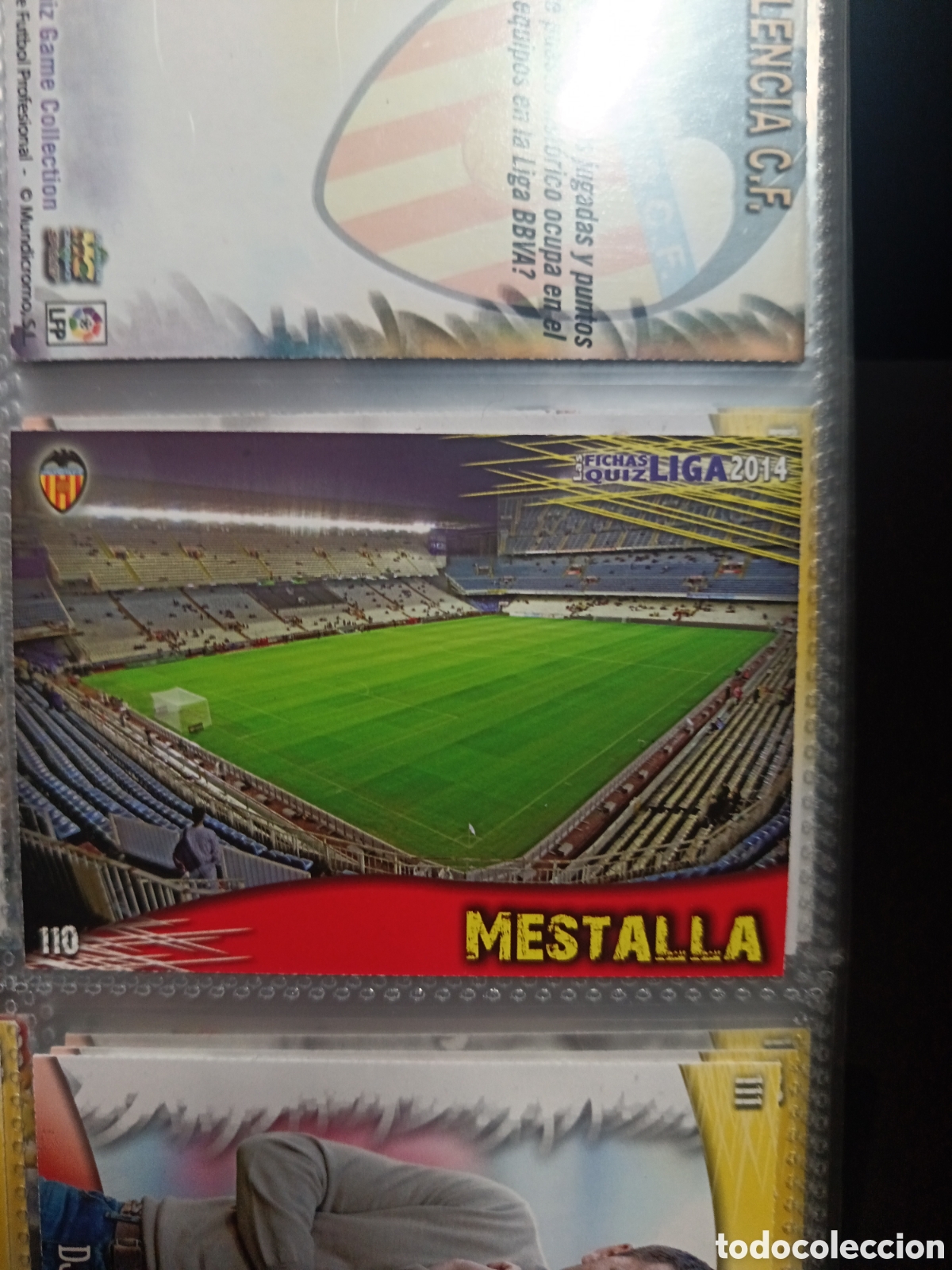 Football Stickers: 110 Mestalla mate mundicromo Quiz Game 13/14