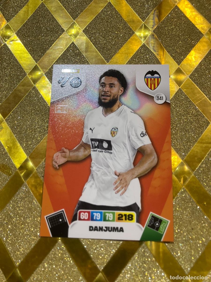 Cromos de f&uacute;tbol: CROMO DE FUTBOL NUMERO 341 DANJUMA VALENCIA ADRENALYN XL 2025 2026 PANINI !
