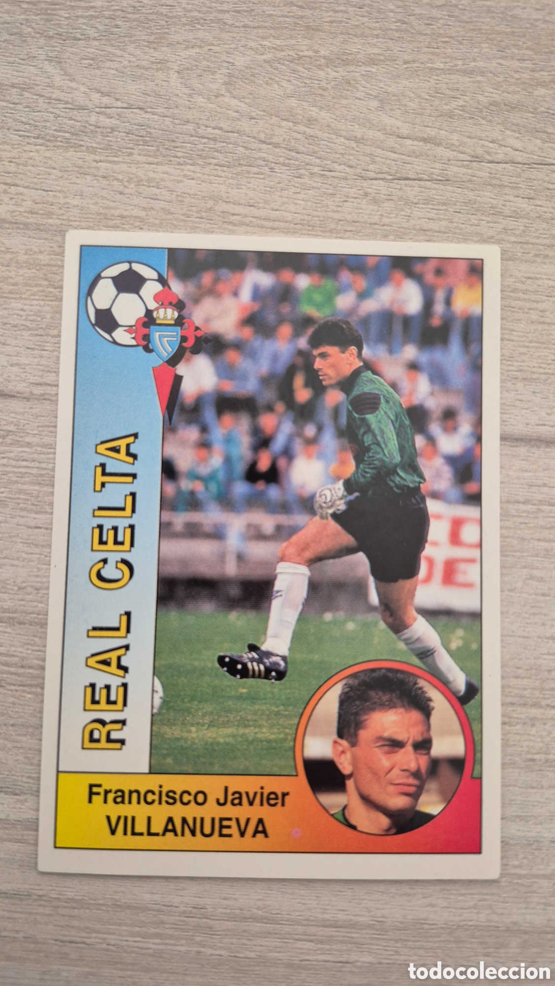 Cromos de F&uacute;tbol: N&deg;93 Celta de Vigo Villanueva Liga 94/95 Panini
