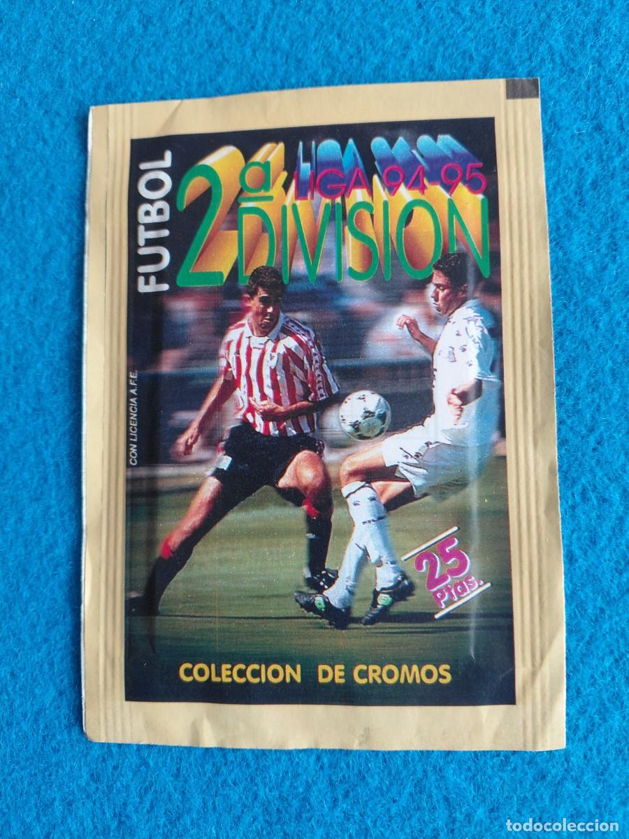 Cromos de f&uacute;tbol: SOBRE DE CROMOS DE FUTBOL SIN ABRIR, EDICIONES ESTE 1994 1995, 1994 95,94 95.Segunda Division