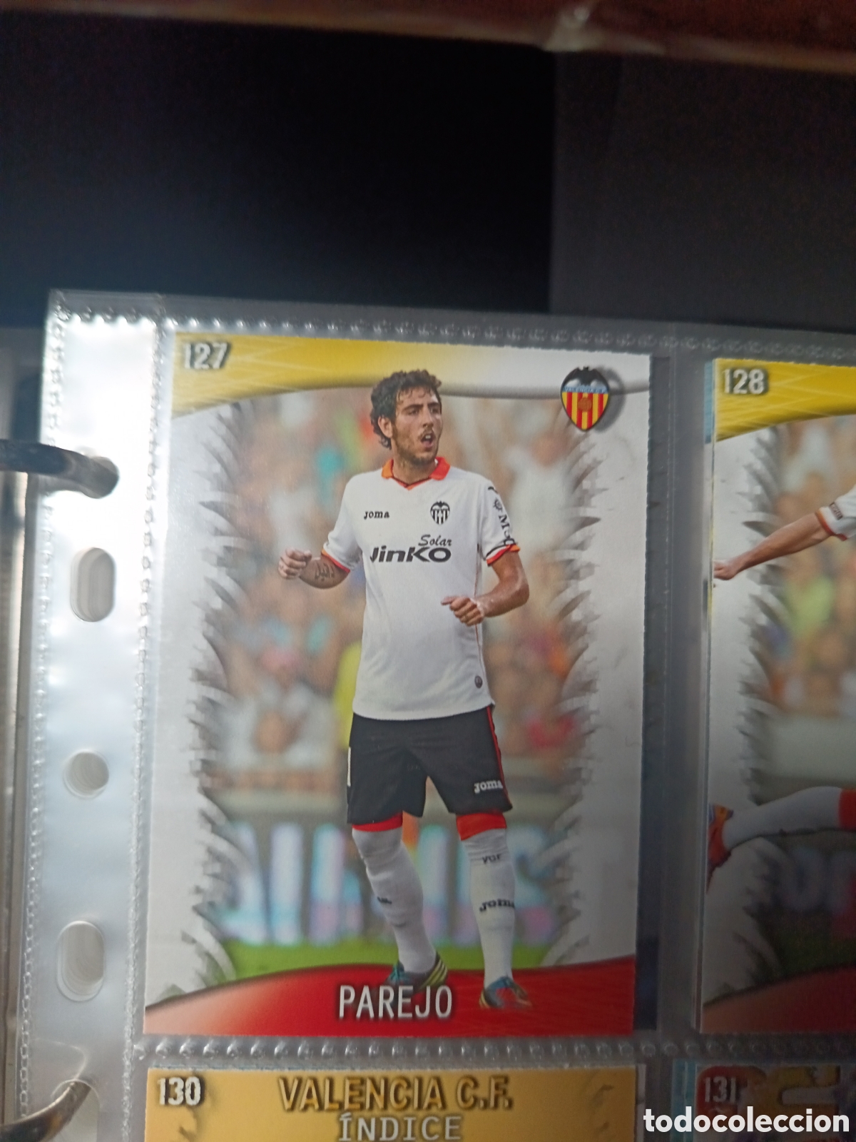 Cromos de F&uacute;tbol: 127 Parejo mundicromo Quiz Game 13/14