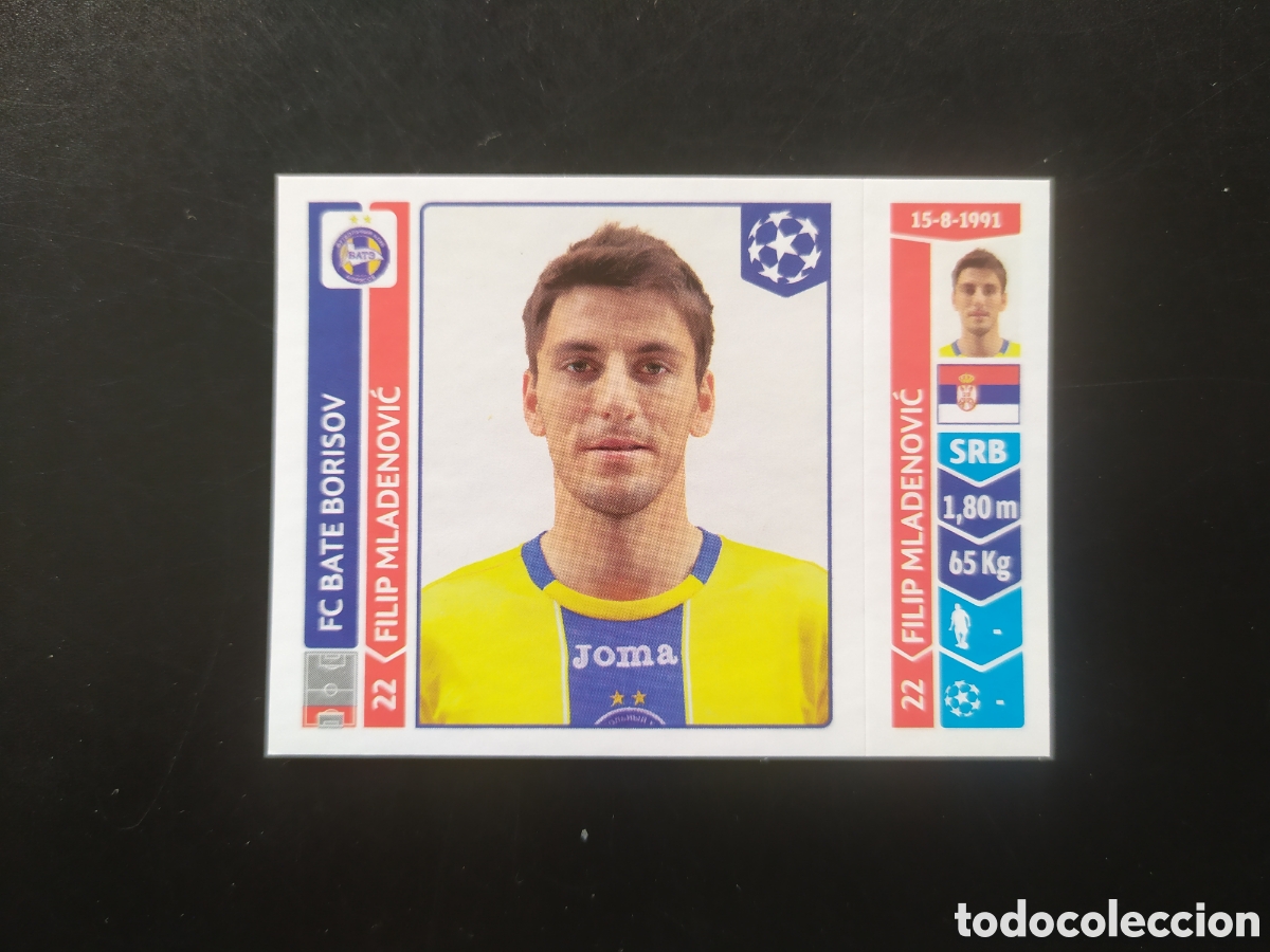 Cromos de F&uacute;tbol: UEFA Champions League 2014 2015 14 15 panini Mladenovic n&deg; 619 Bate Borisov