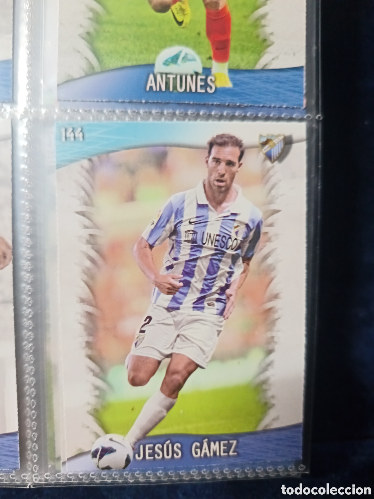 Cromos de F&uacute;tbol: 144 Jes&uacute;s gamez mundicromo Quiz Game 13/14
