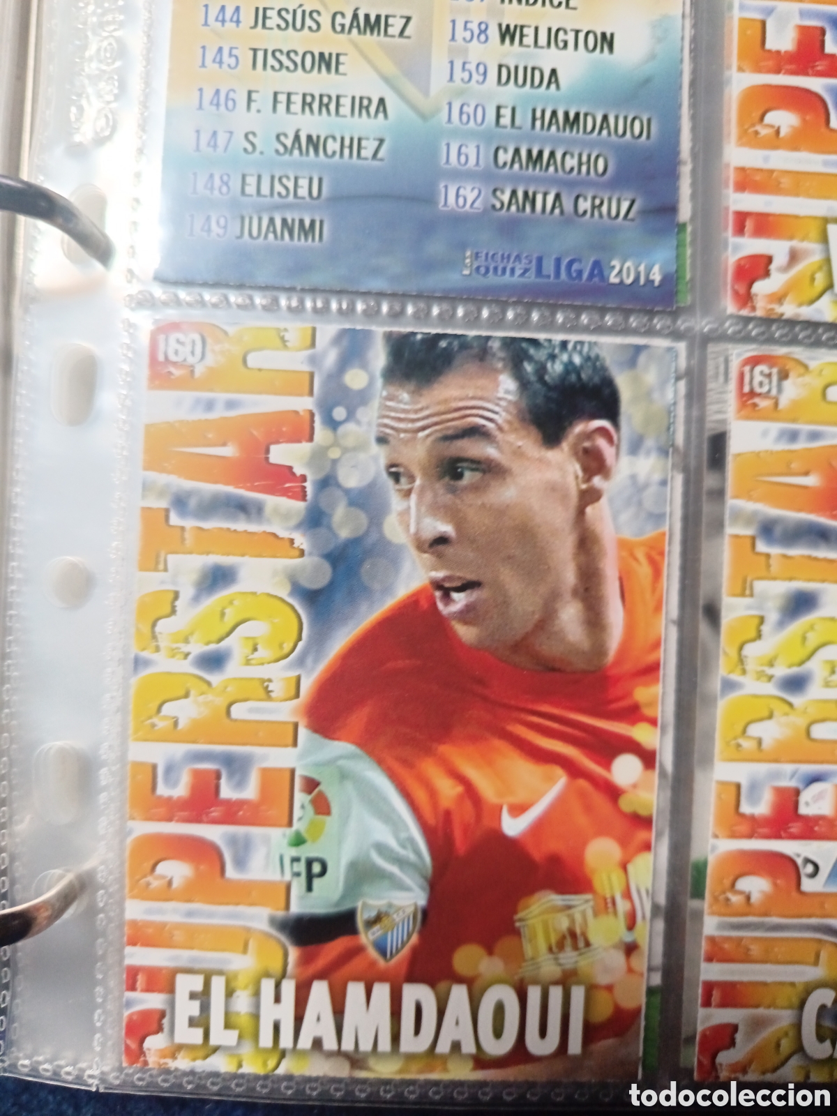 Cromos de F&uacute;tbol: 160 El Hamdaoui Mate mundicromo Quiz Game 13/14