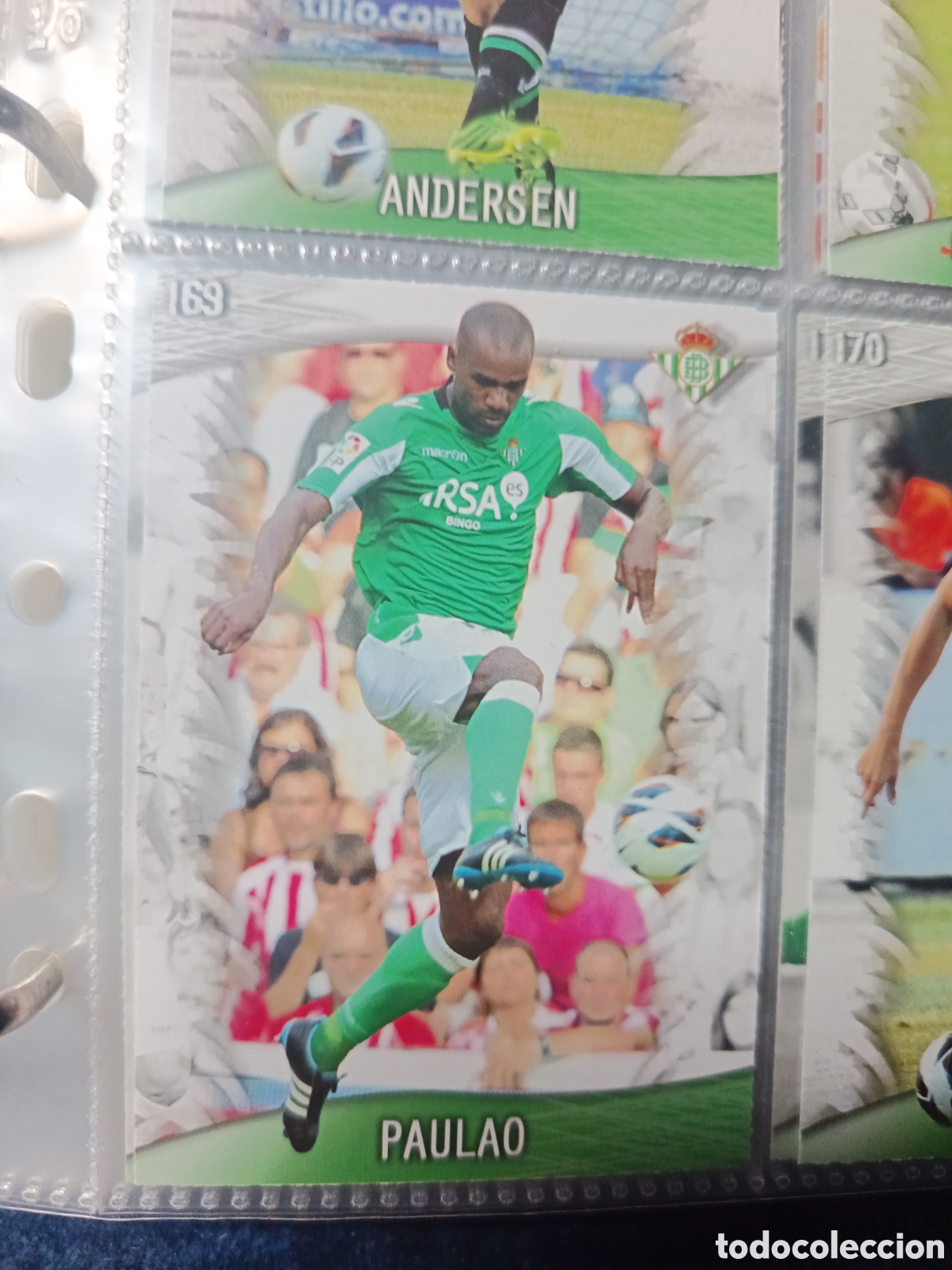 Cromos de F&uacute;tbol: 169 Paulao mundicromo Quiz Game 13/14