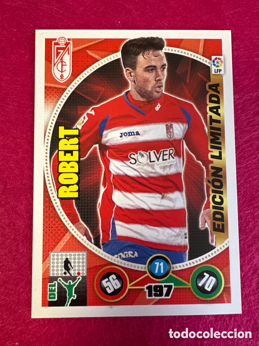 Football Stickers: ROBERT (GRANADA) EDICI&Oacute;N LIMITADA ADRENALYN XL 2014-2015 14 15 PANINI