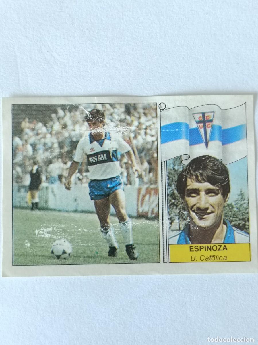 Cromos de f&uacute;tbol: ESPINOZA (3) UNIVERSIDAD CATOLICA FUTBOL 87 CHILE EDIALBUM