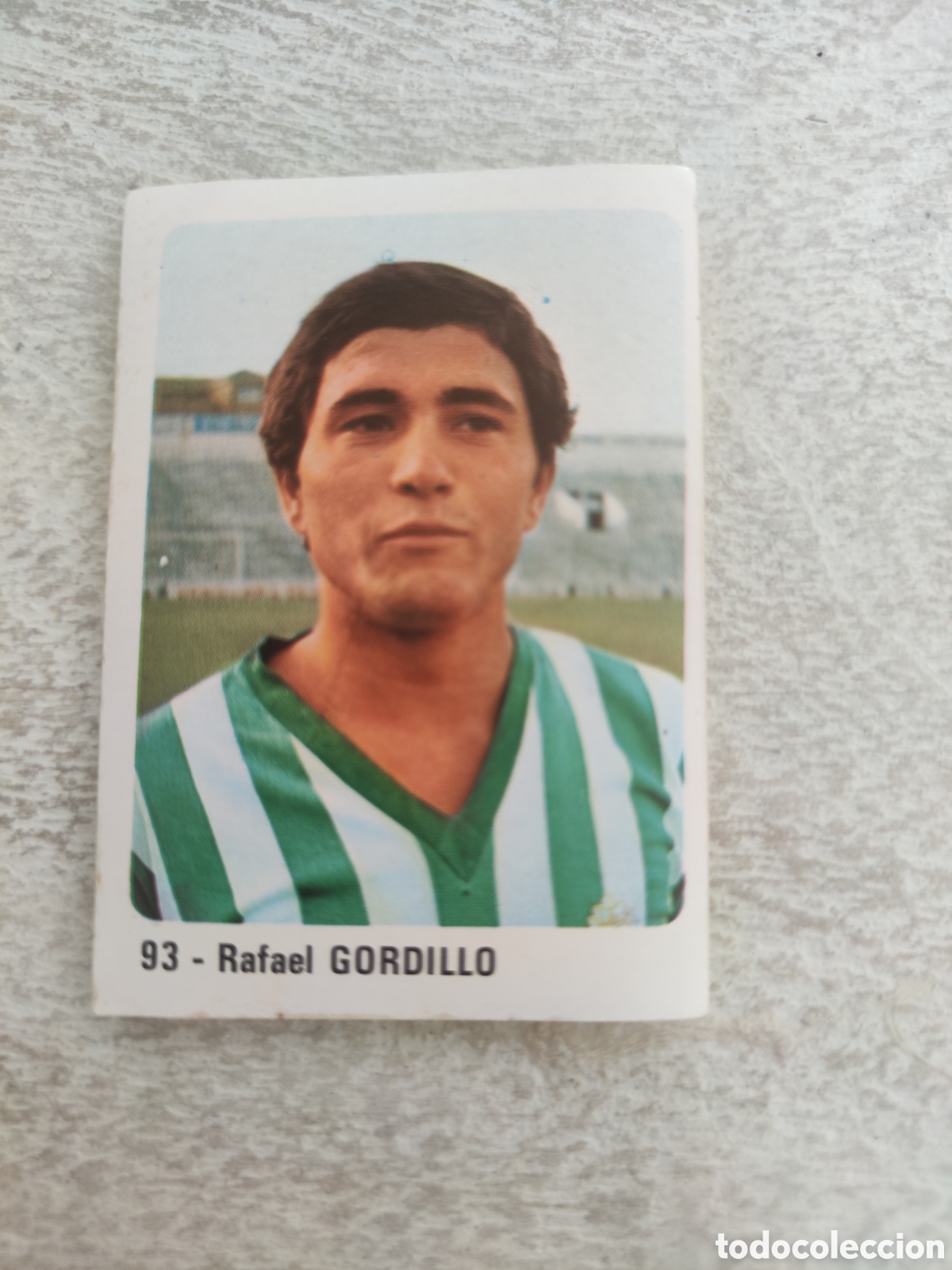 Cromos de F&uacute;tbol: Cromo Crom 80 81 despegado 93 Real Betis Gordillo