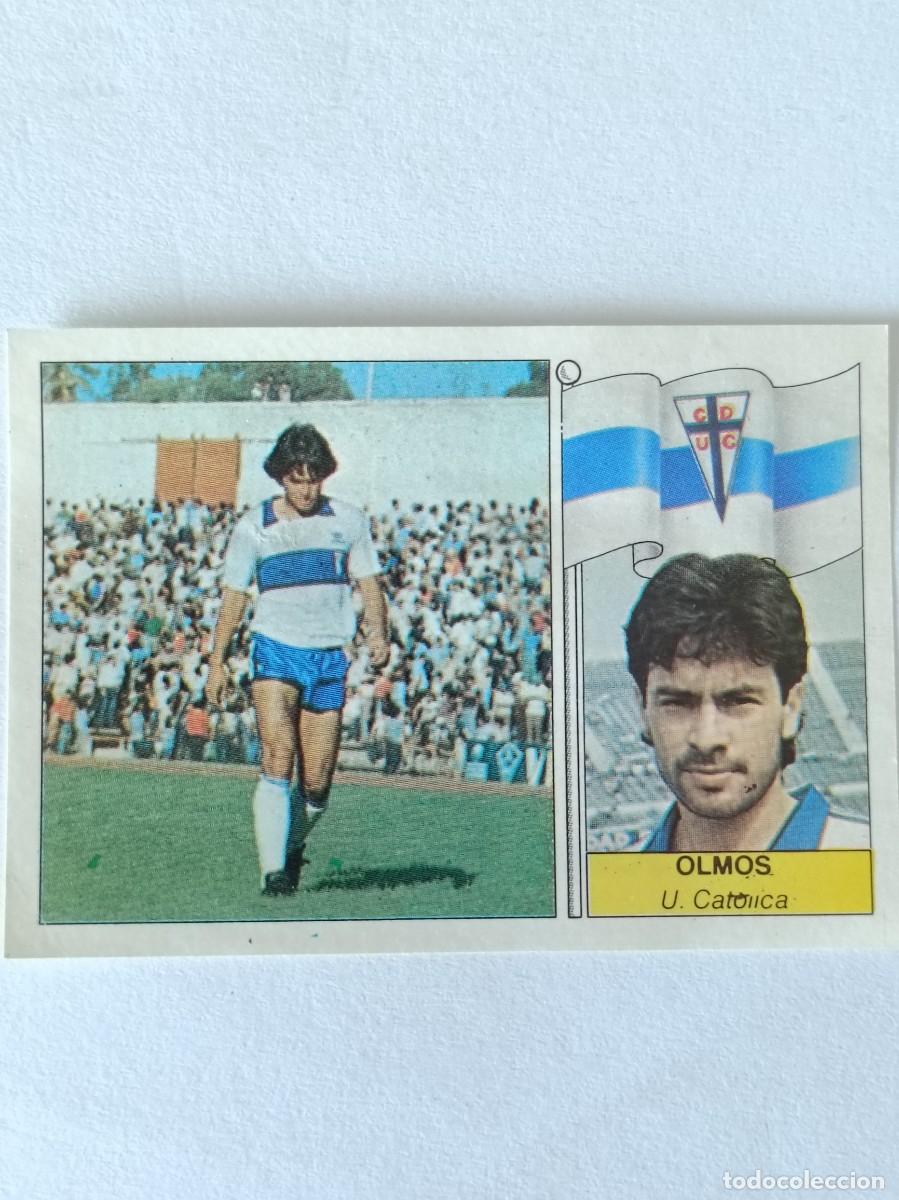 Cromos de F&uacute;tbol: OLMOS (11) UNIVERSIDAD CATOLICA FUTBOL 87 CHILE EDIALBUM
