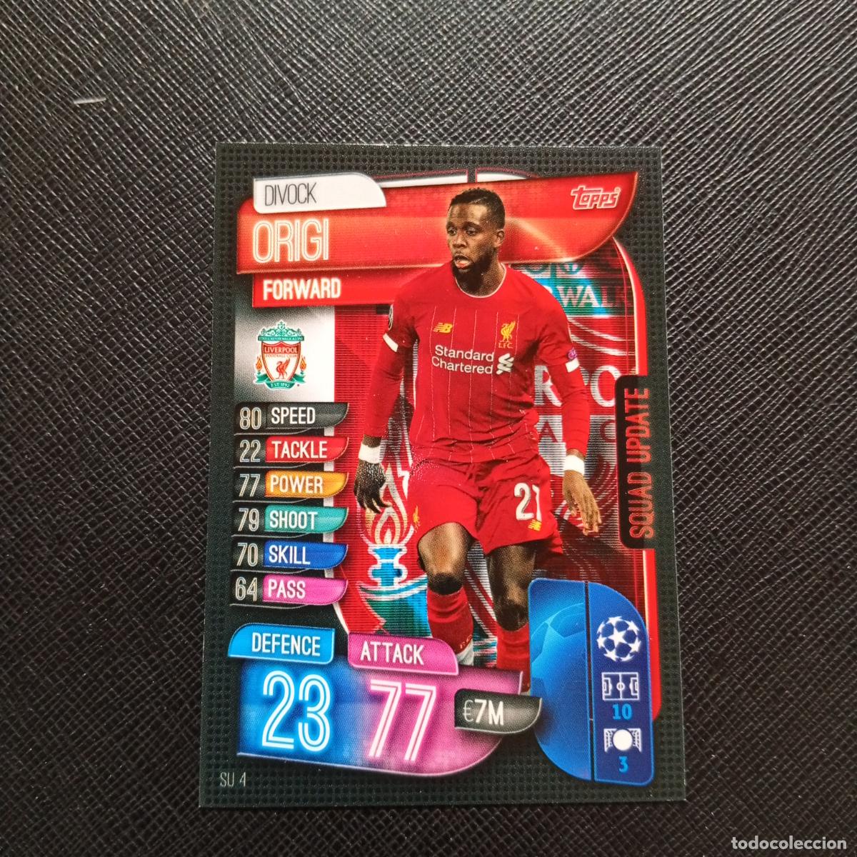Cromos de F&uacute;tbol: ORIGI LIVERPOOL TOPPS MATCH ATTAX 2019 2020 CROMO FUTBOL 19 20 - (MD09-10/3) PG13
