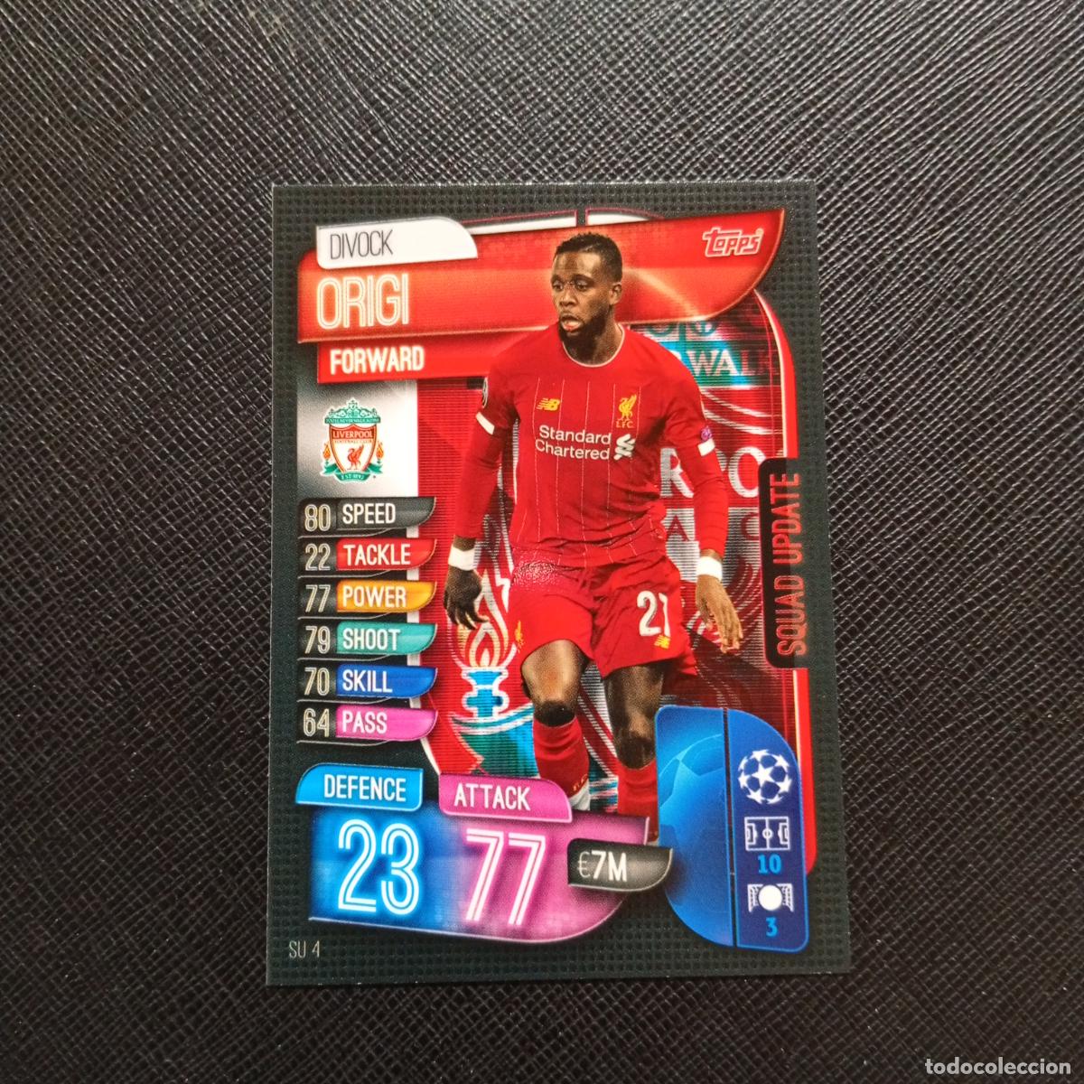 Cromos de Futebol: ORIGI LIVERPOOL TOPPS MATCH ATTAX 2019 2020 CROMO FUTBOL 19 20 - (MD09-10/3) PG14