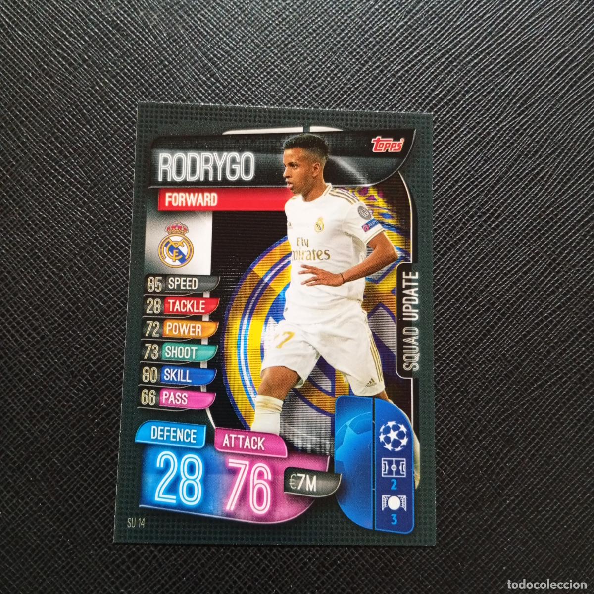 Cromos de F&uacute;tbol: RODRYGO REAL MADRID TOPPS MATCH ATTAX 2019 2020 CROMO FUTBOL 19 20 - (MD09-10/3) PG15 B