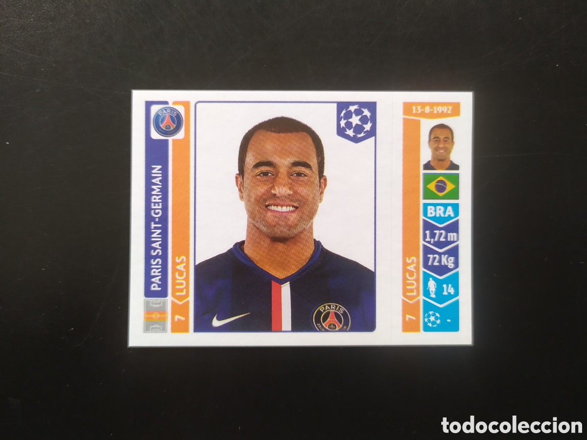Cromos de F&uacute;tbol: UEFA Champions League 2014 2015 14 15 panini Lucas Moura n&deg; 451 Par&iacute;s Saint-Germain